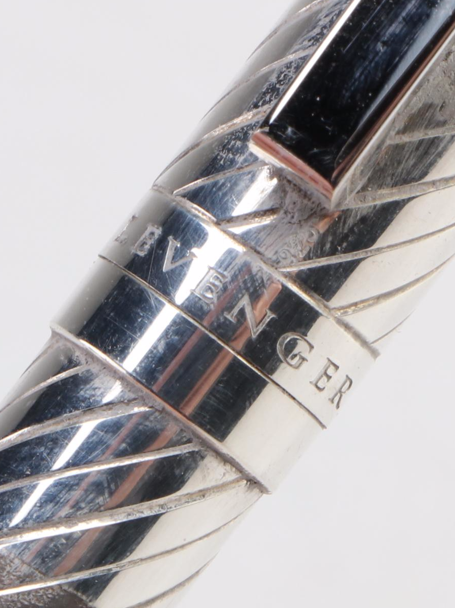 Levenger German Sterling and Parker Challenger Fountain Pens