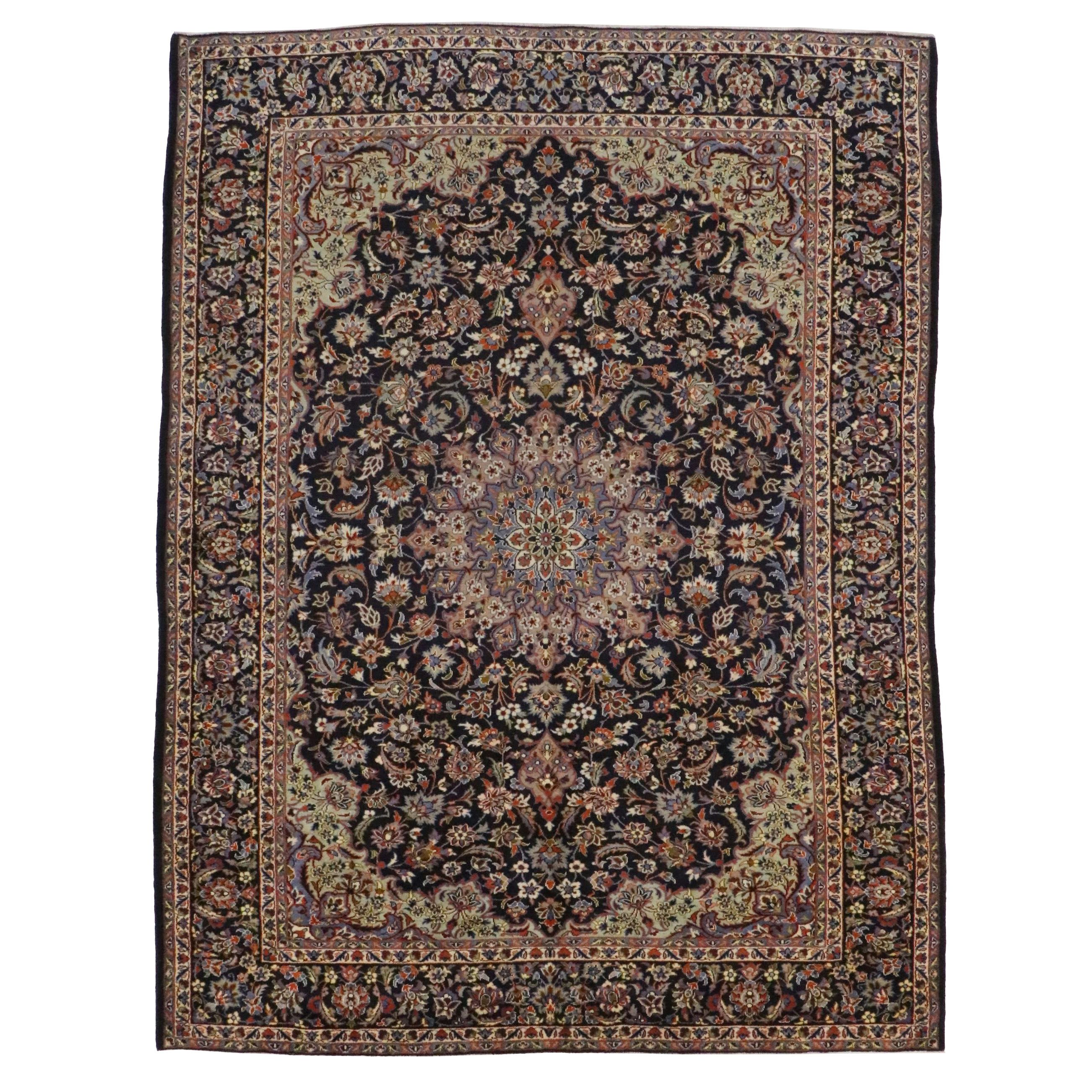 9'9 x 13' Hand-Knotted Persian Nain Room Sized Rug