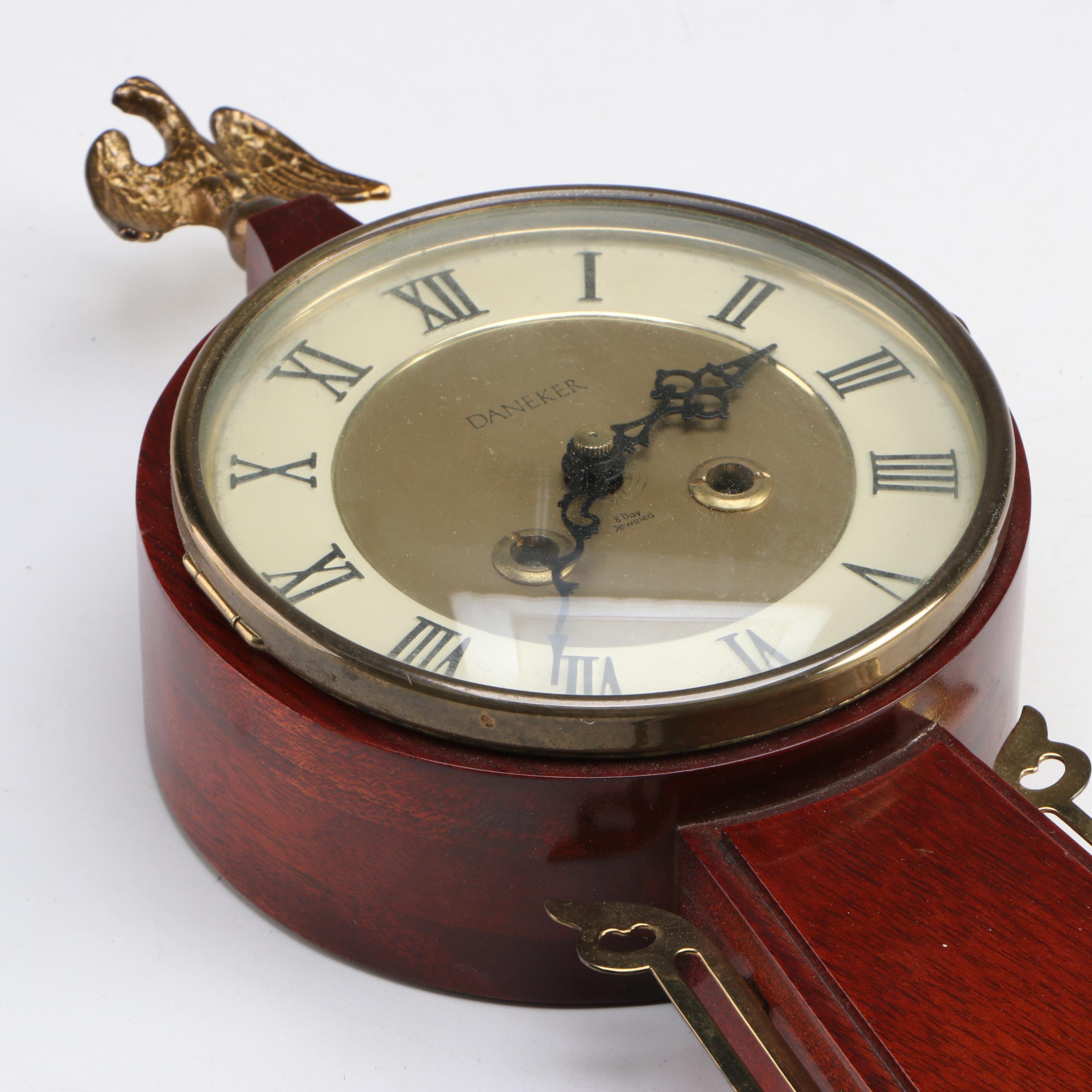 Daneker Federal Style Wooden Banjo Clock, 20th Century