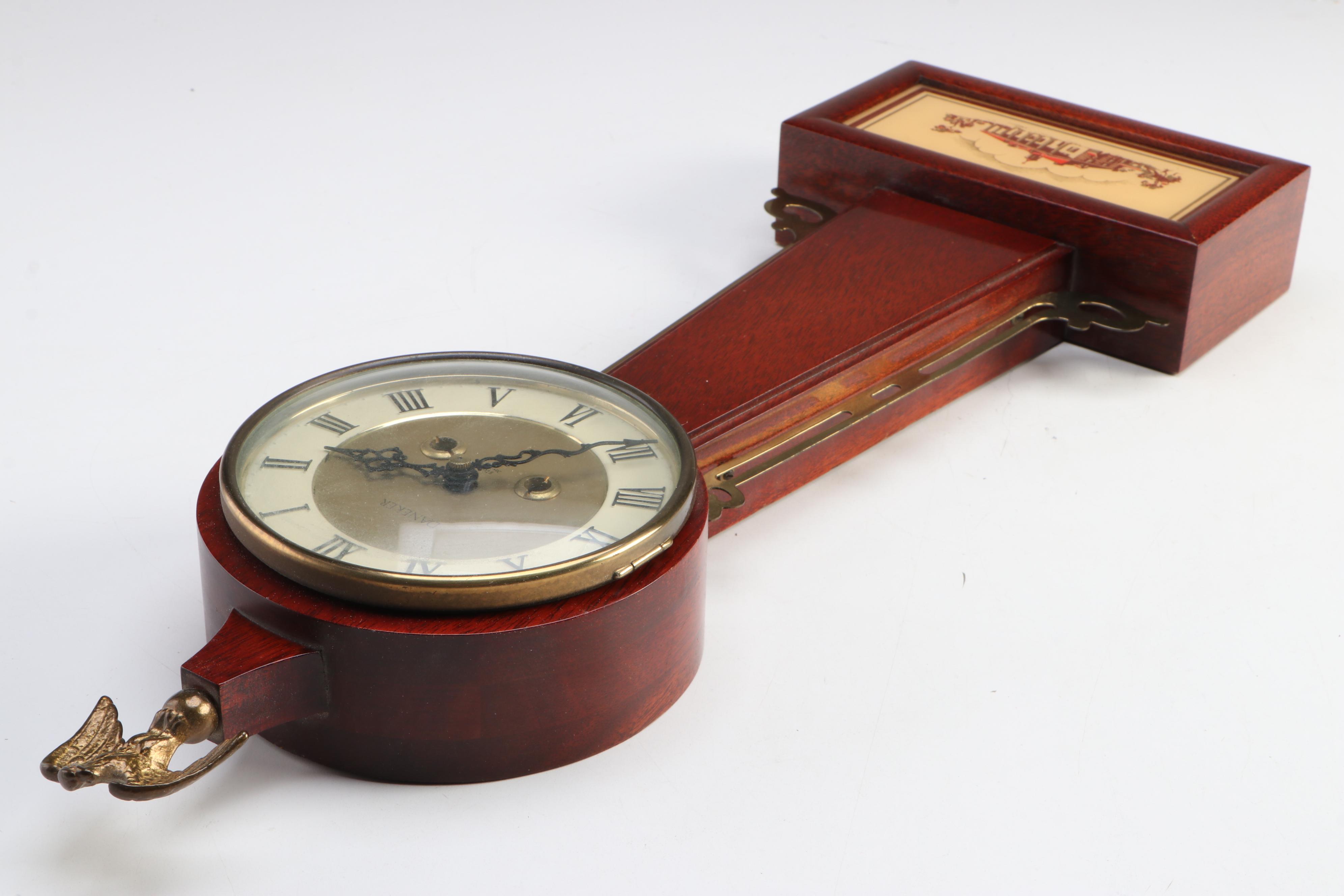 Daneker Federal Style Wooden Banjo Clock, 20th Century