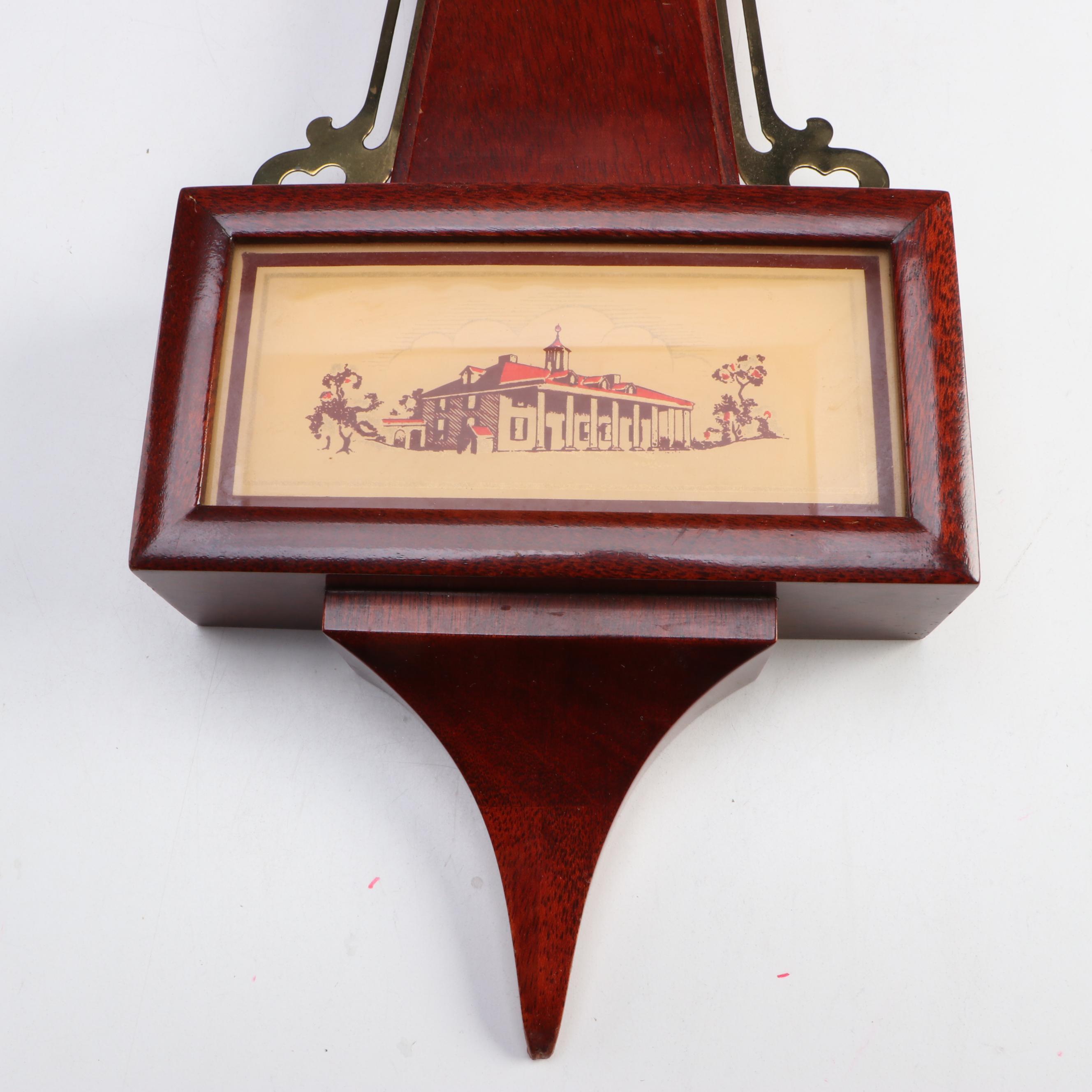 Daneker Federal Style Wooden Banjo Clock, 20th Century