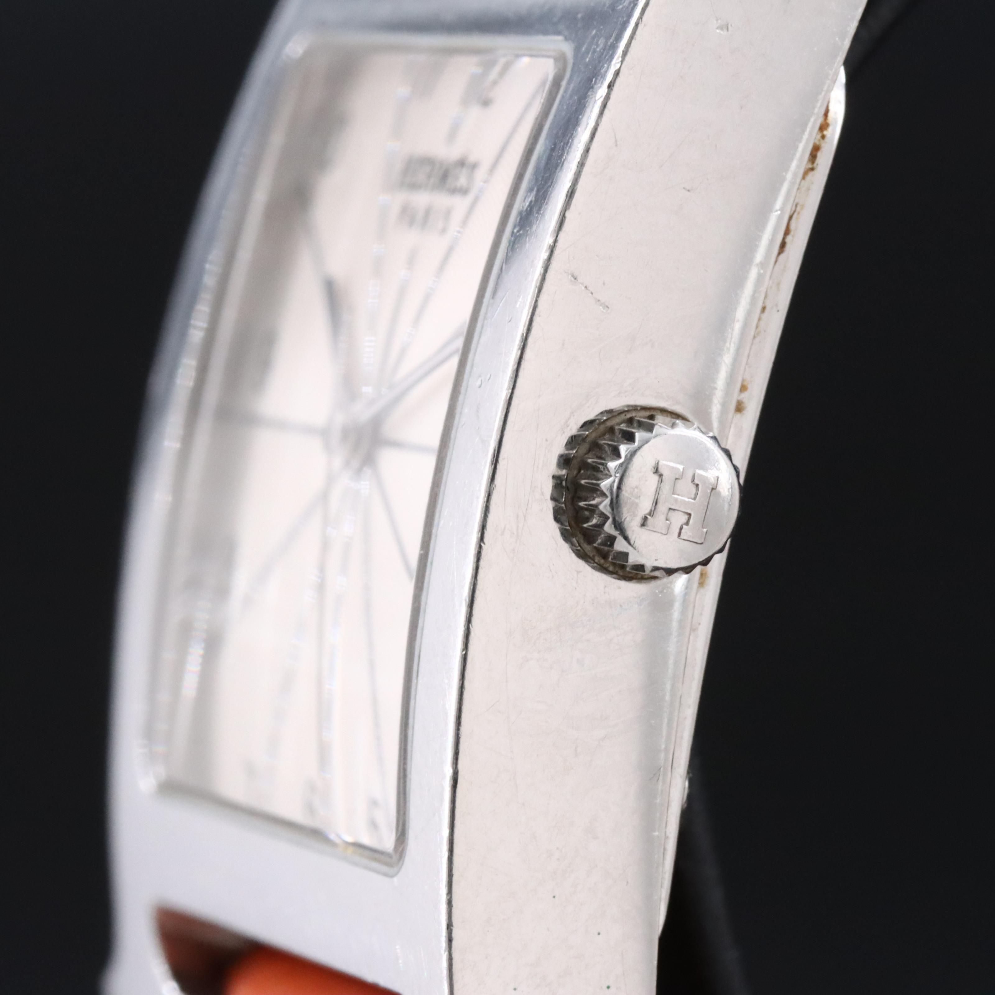 Hermès Heure H Swiss Stainless Steel Watch # HH1-810