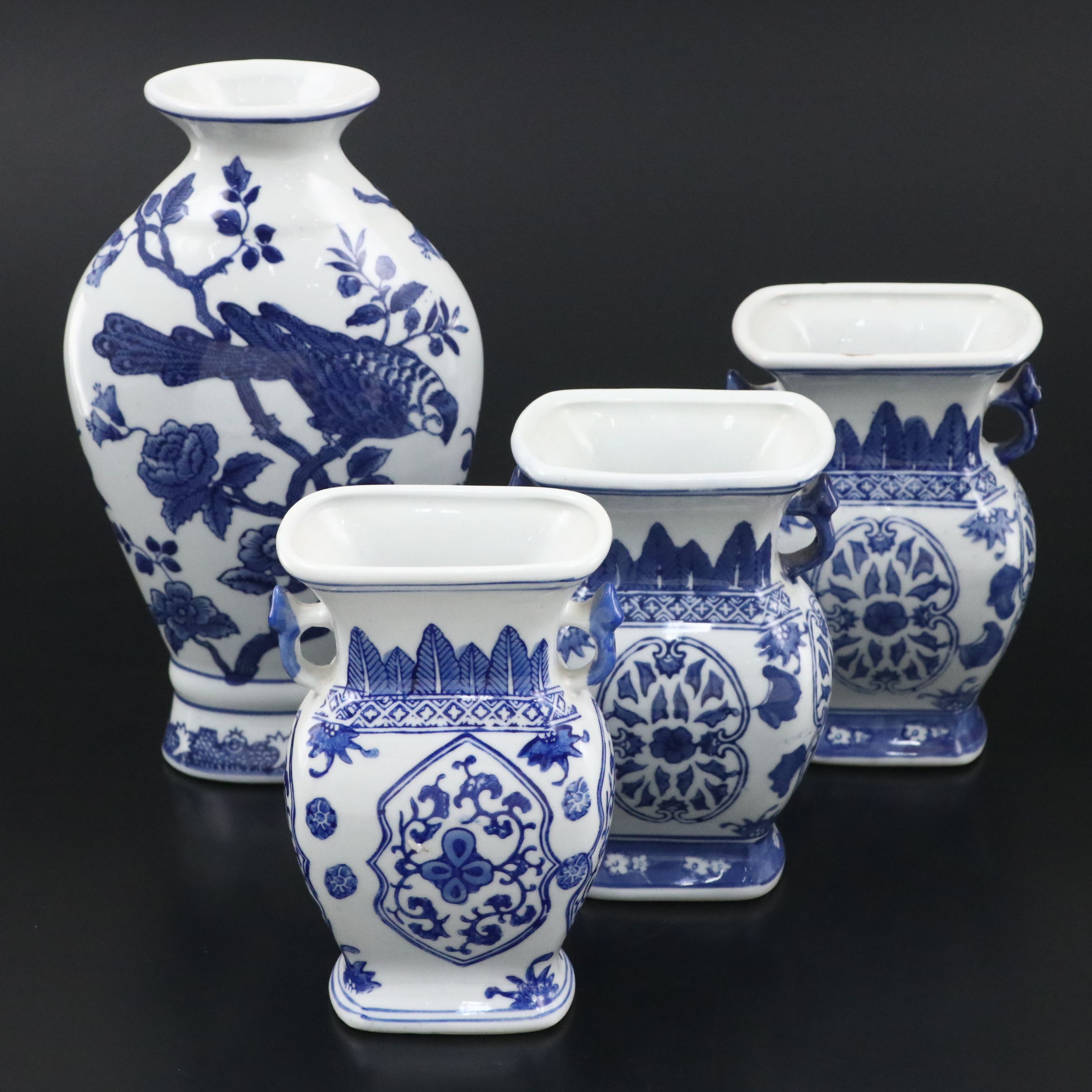 Baum and Bros with Other Blue and White Porcelain Vases