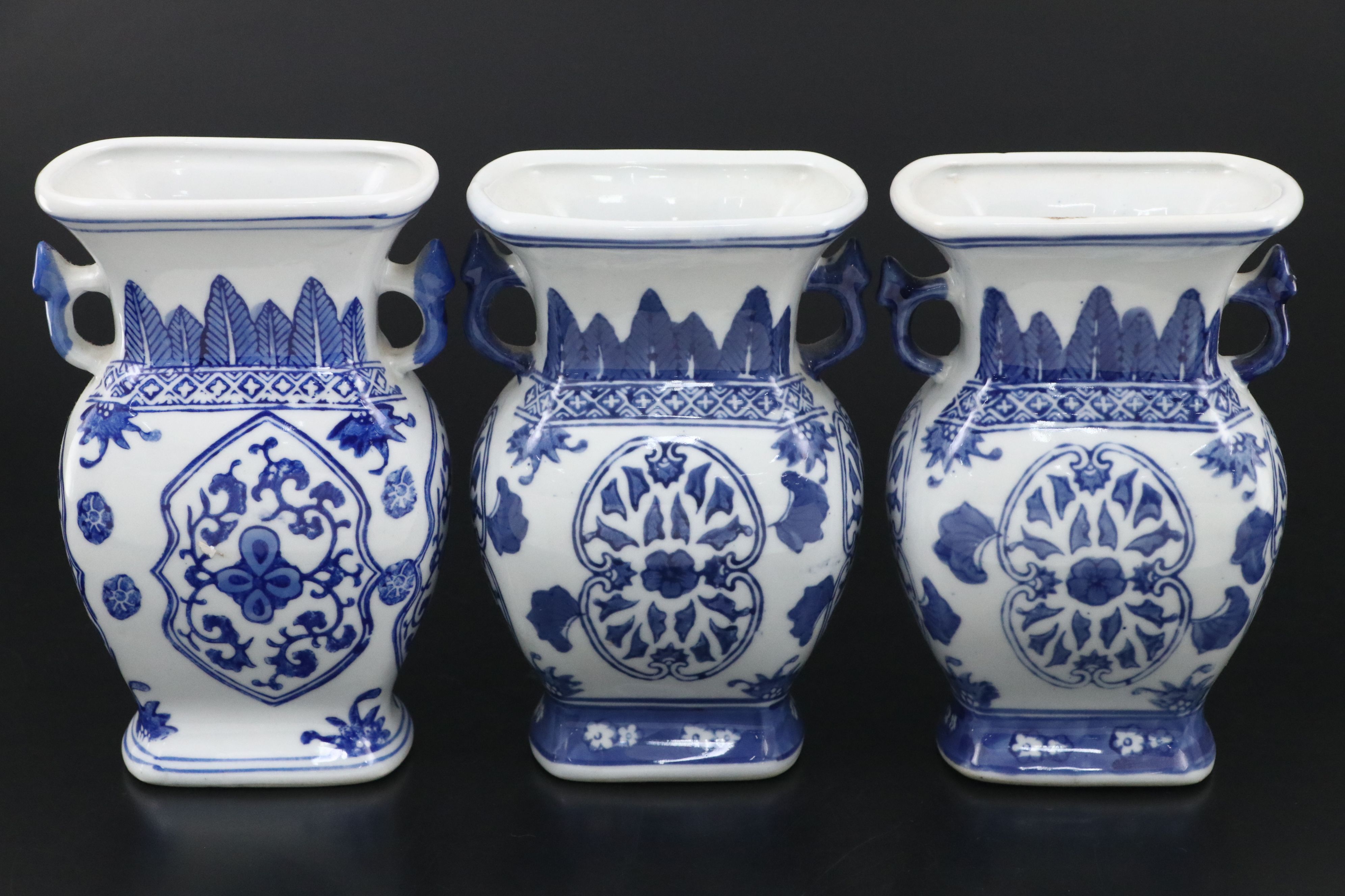 Baum and Bros with Other Blue and White Porcelain Vases