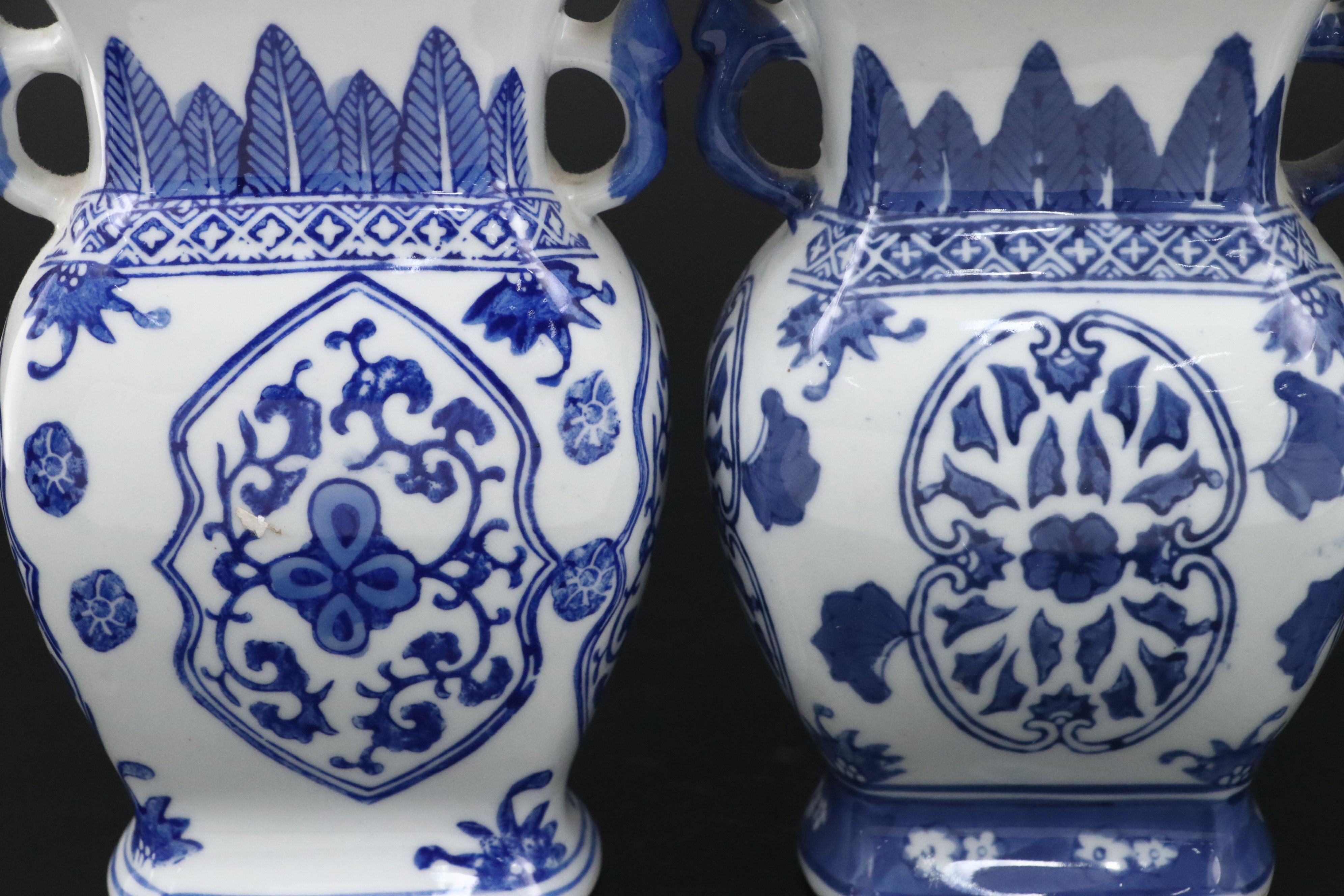 Baum and Bros with Other Blue and White Porcelain Vases