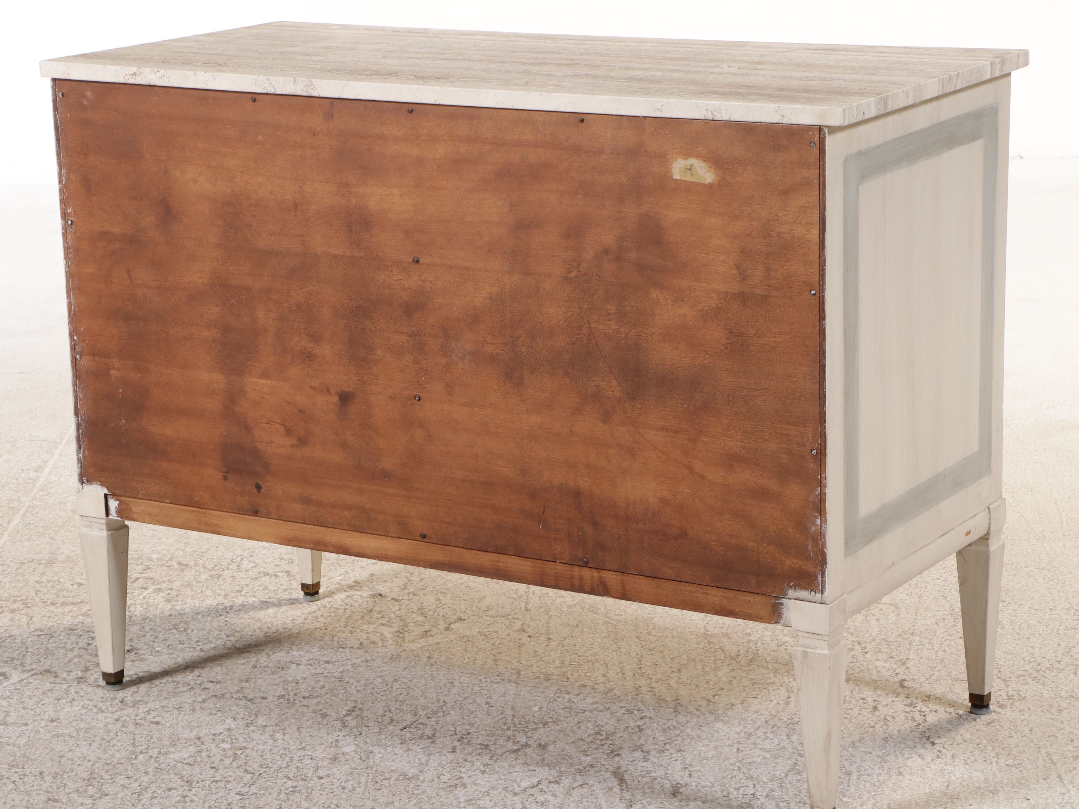 Paint-Decorated Three-Drawer Chest