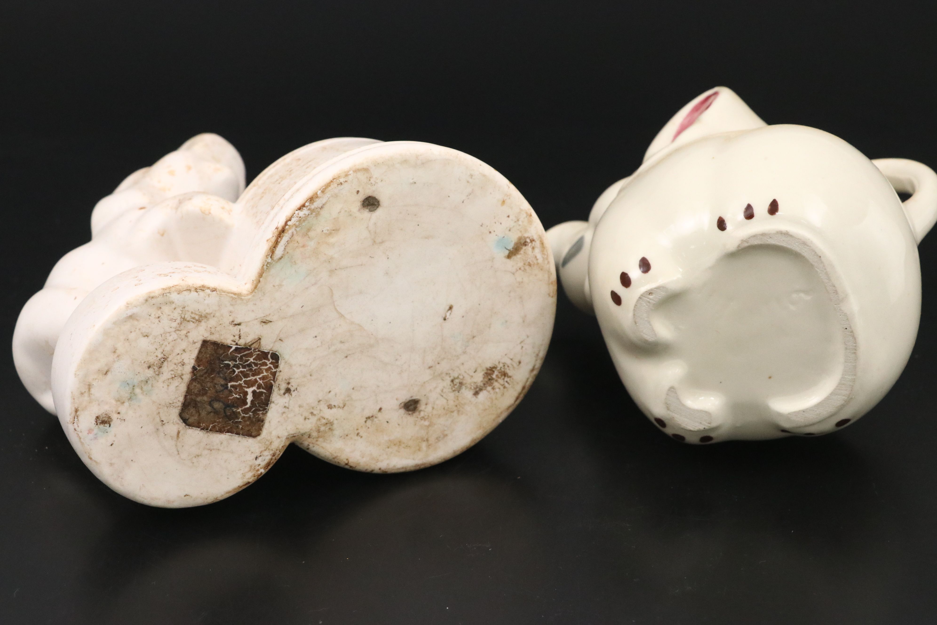 W. C. Bunting Co. and Other Ceramic Elephant Planters and Pitcher