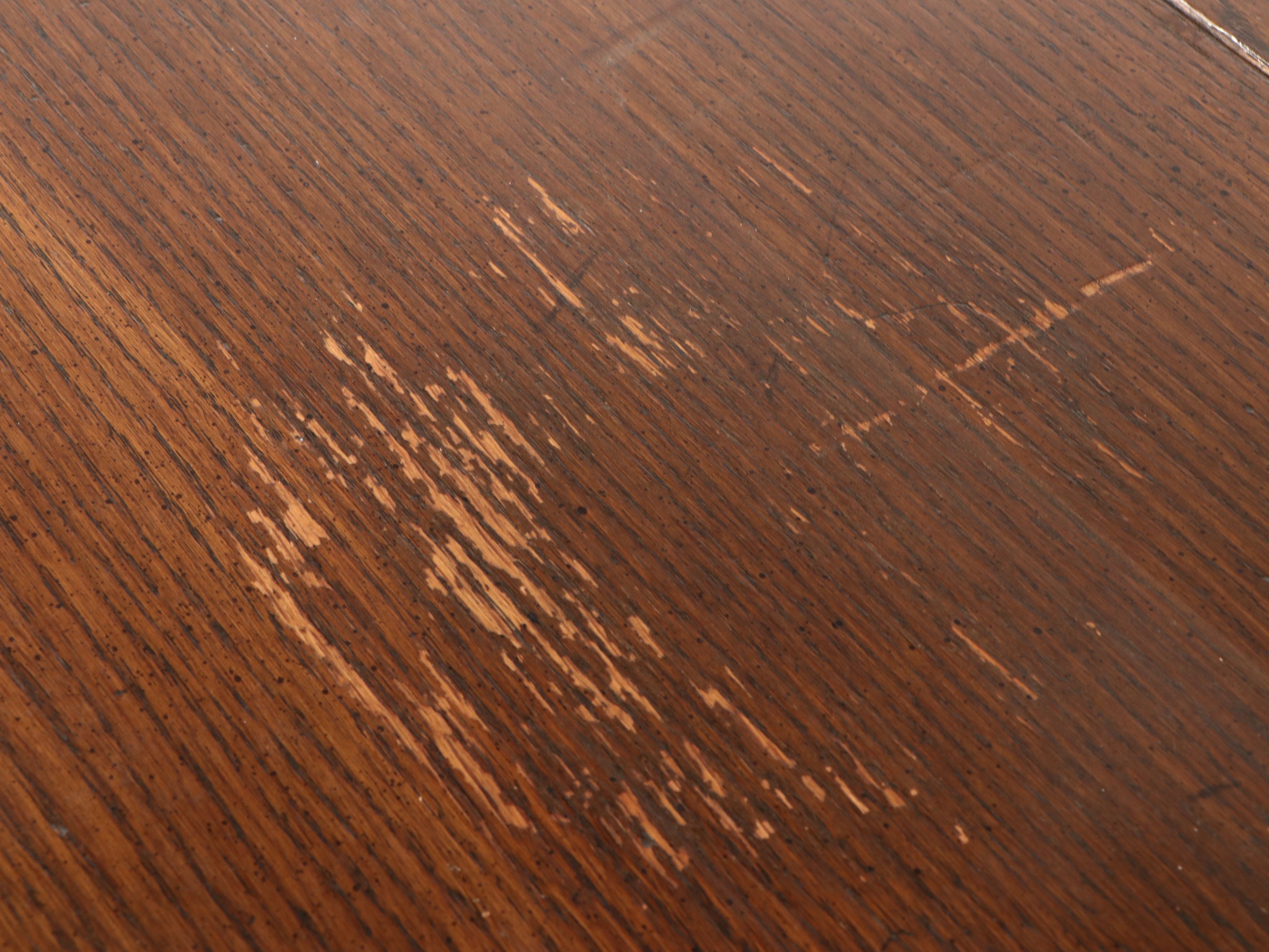 * Oak Barley Twist Flip-Top Harvest Table