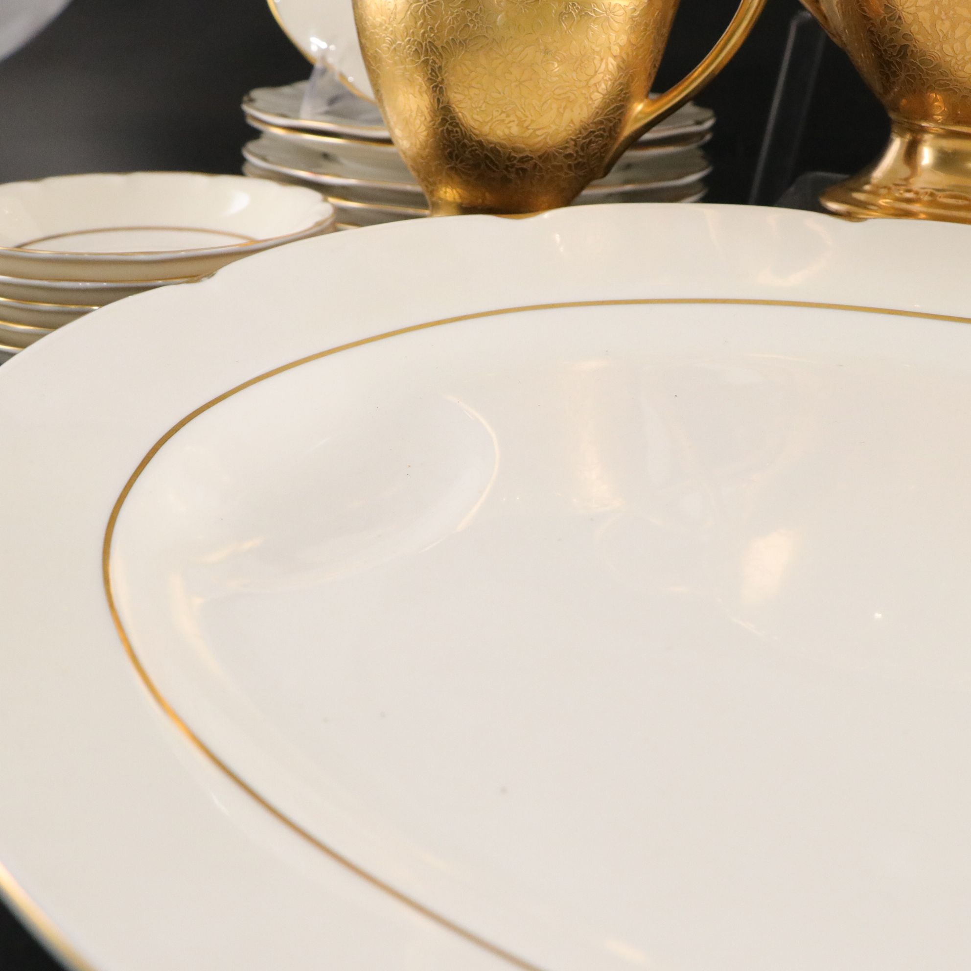 Theodore Haviland "Concorde" Dinnerware with Homer Laughlin Coffee Set & Extras