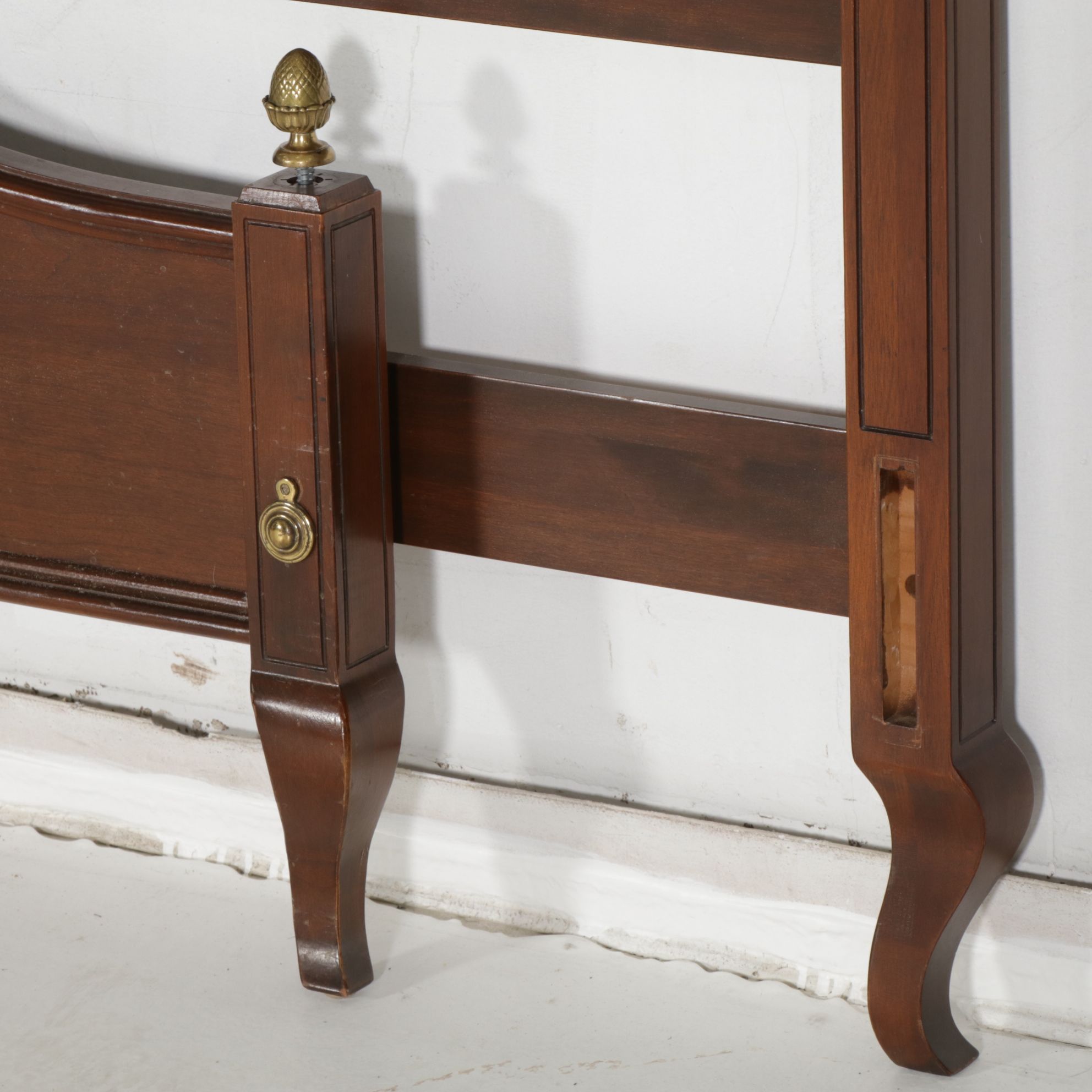 Ethan Allen French Provincial Style Cherry Queen Size Bed Frame