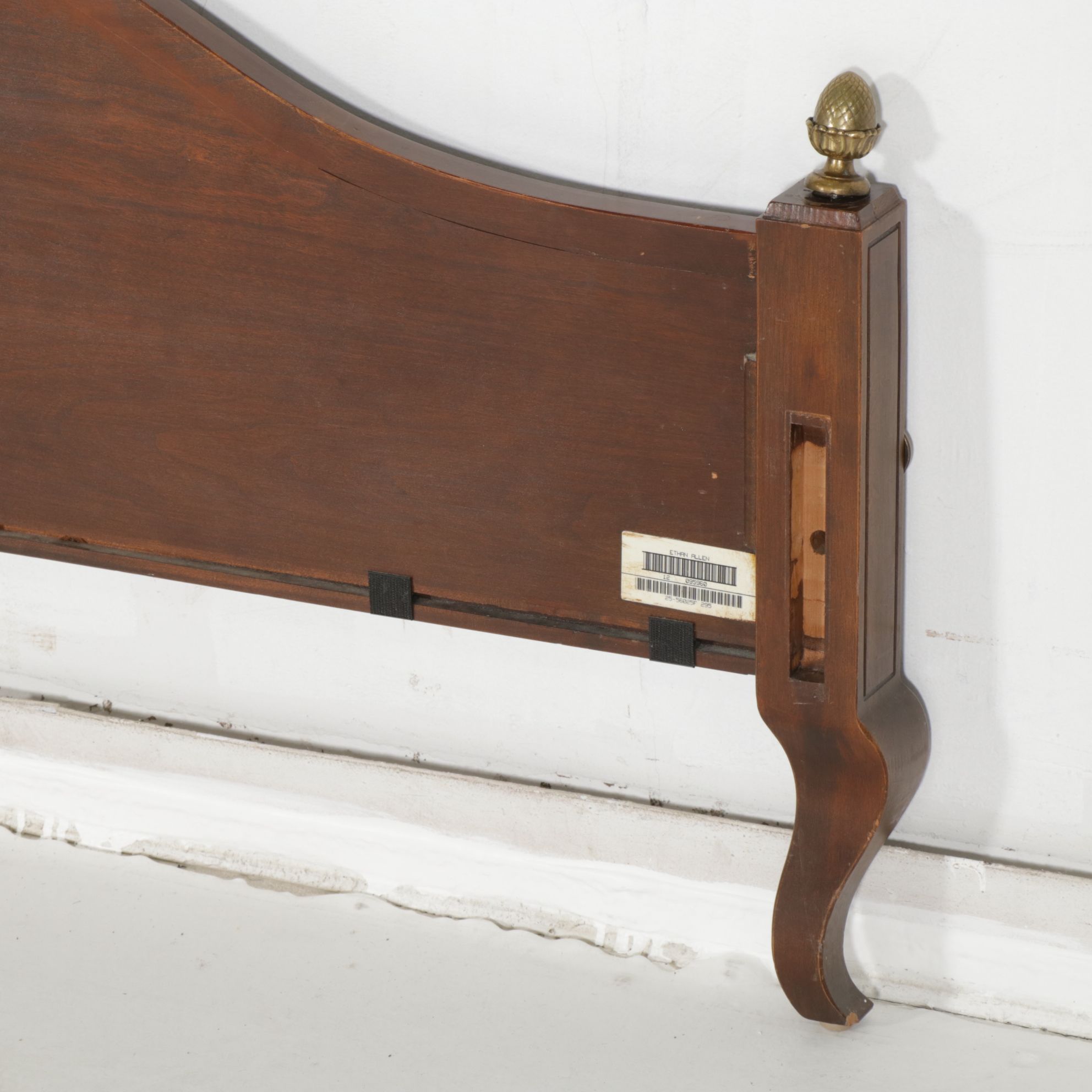 Ethan Allen French Provincial Style Cherry Queen Size Bed Frame