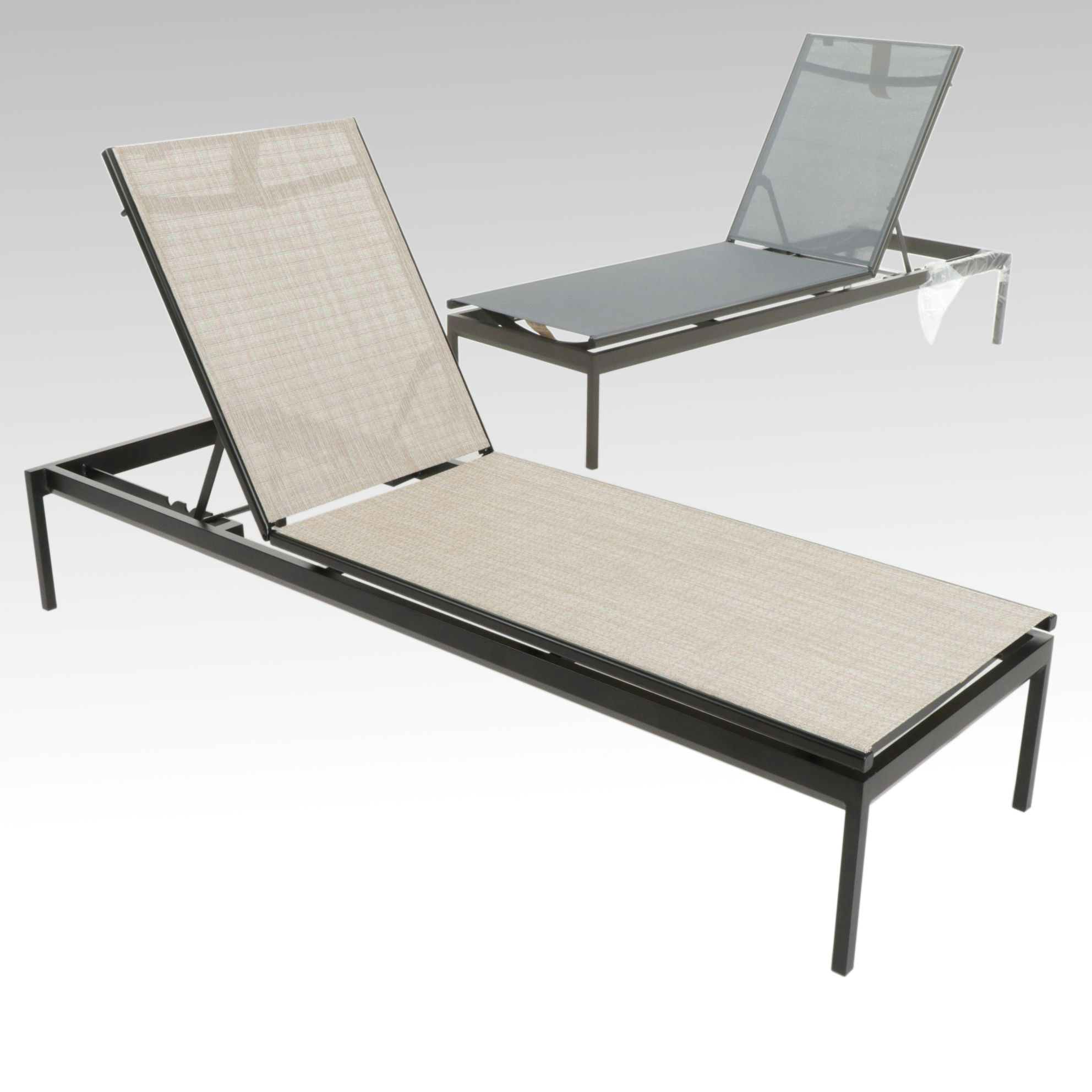 Two Contemporary Tropitone Patio Chaises