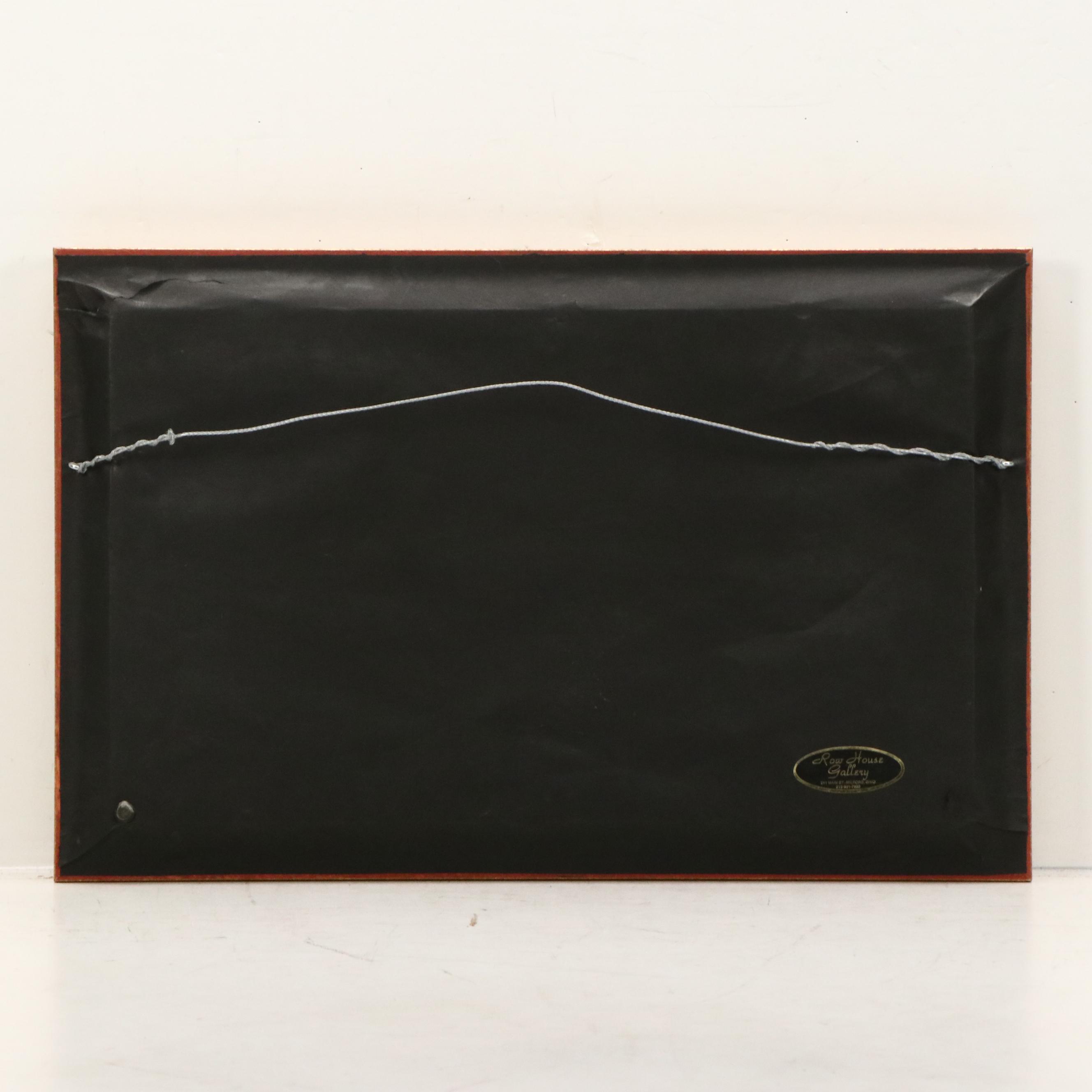 American School Oil Painting of River Landscape, Circa Early 20th Century