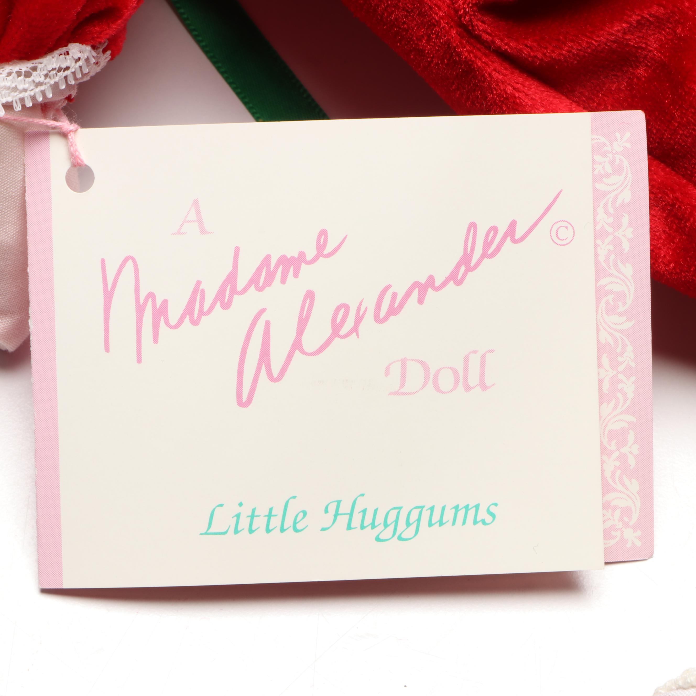 Madame Alexander "Little Huggums" with Other Christmas Dolls and Accessories