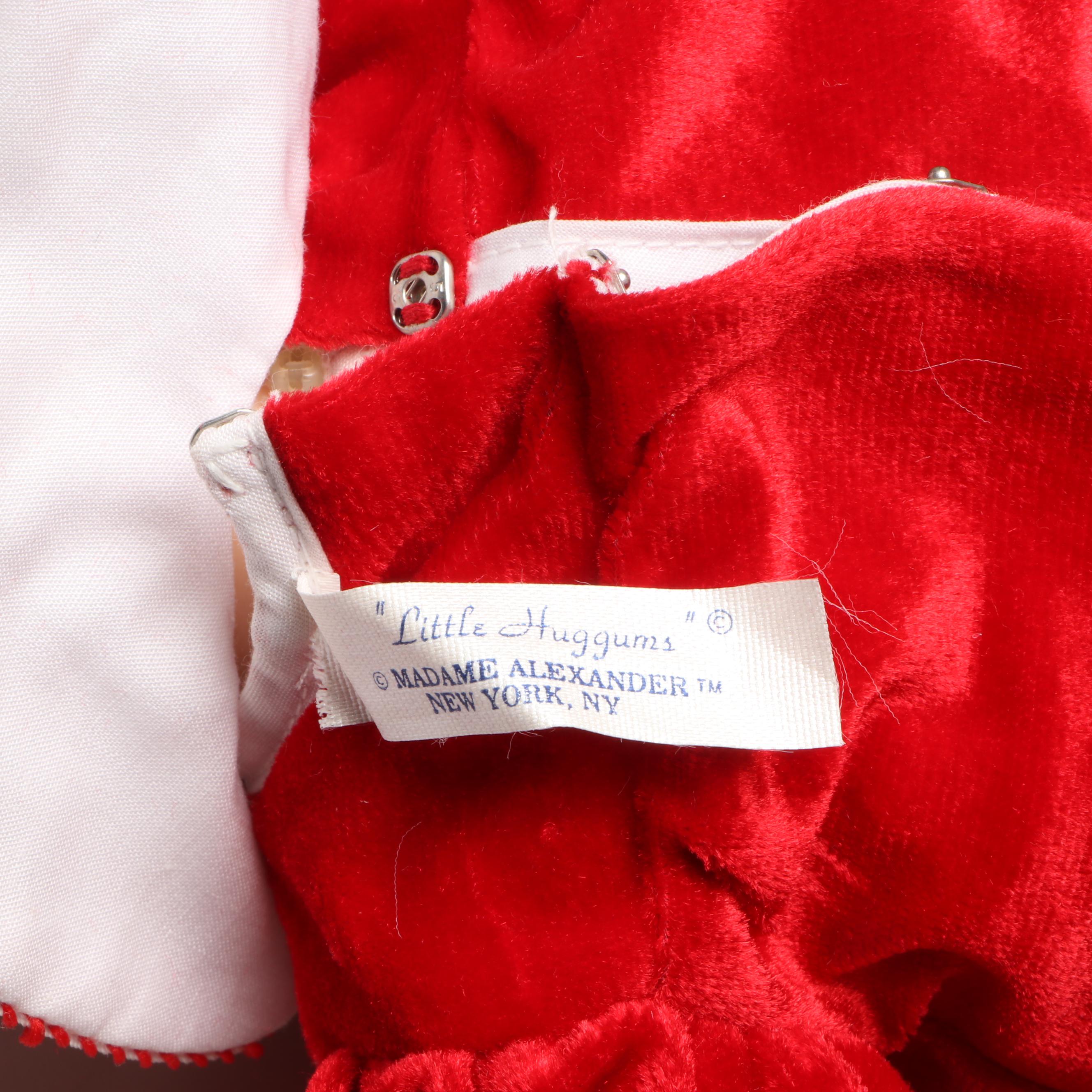 Madame Alexander "Little Huggums" with Other Christmas Dolls and Accessories