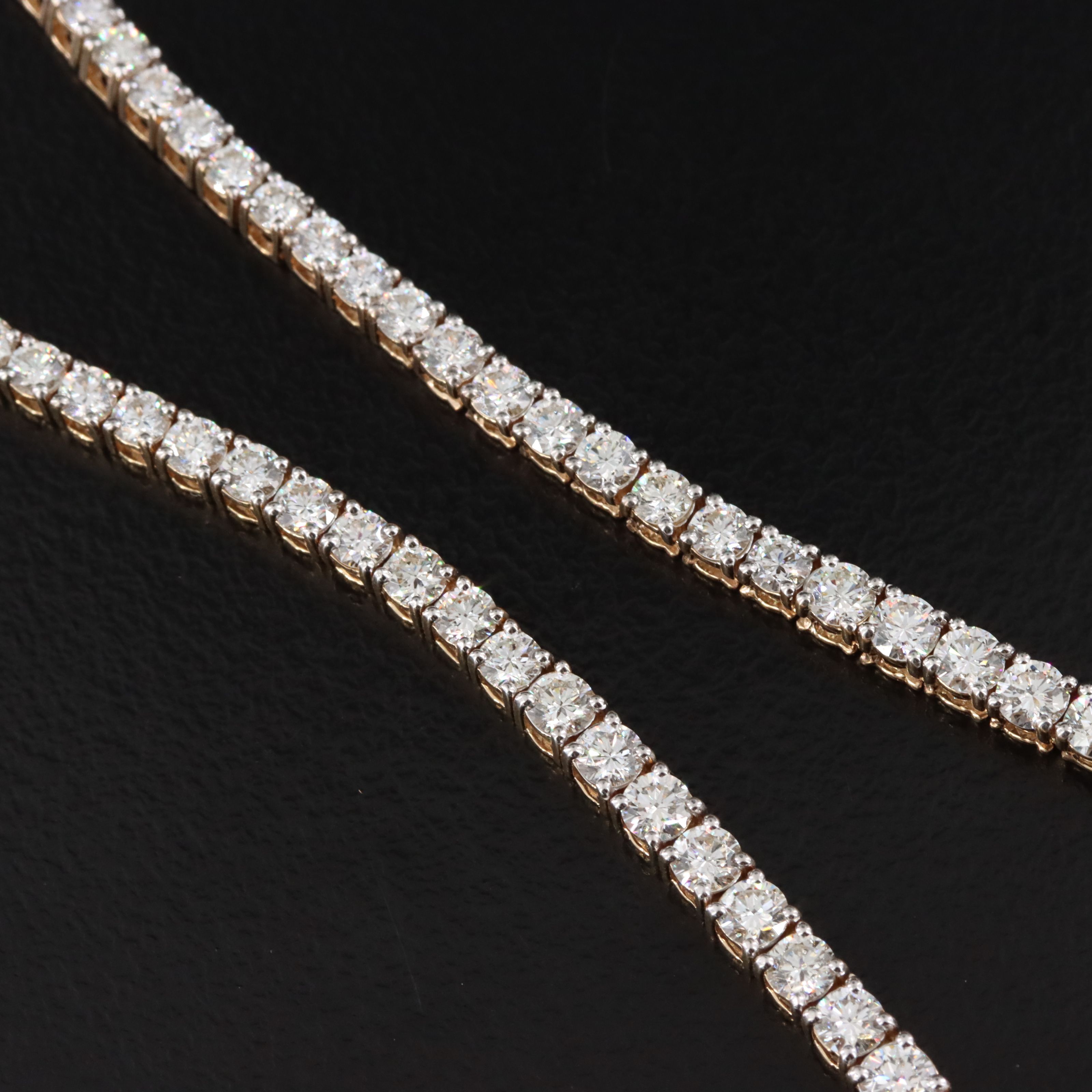 14K 10.08 CTW Diamond Riviera Necklace