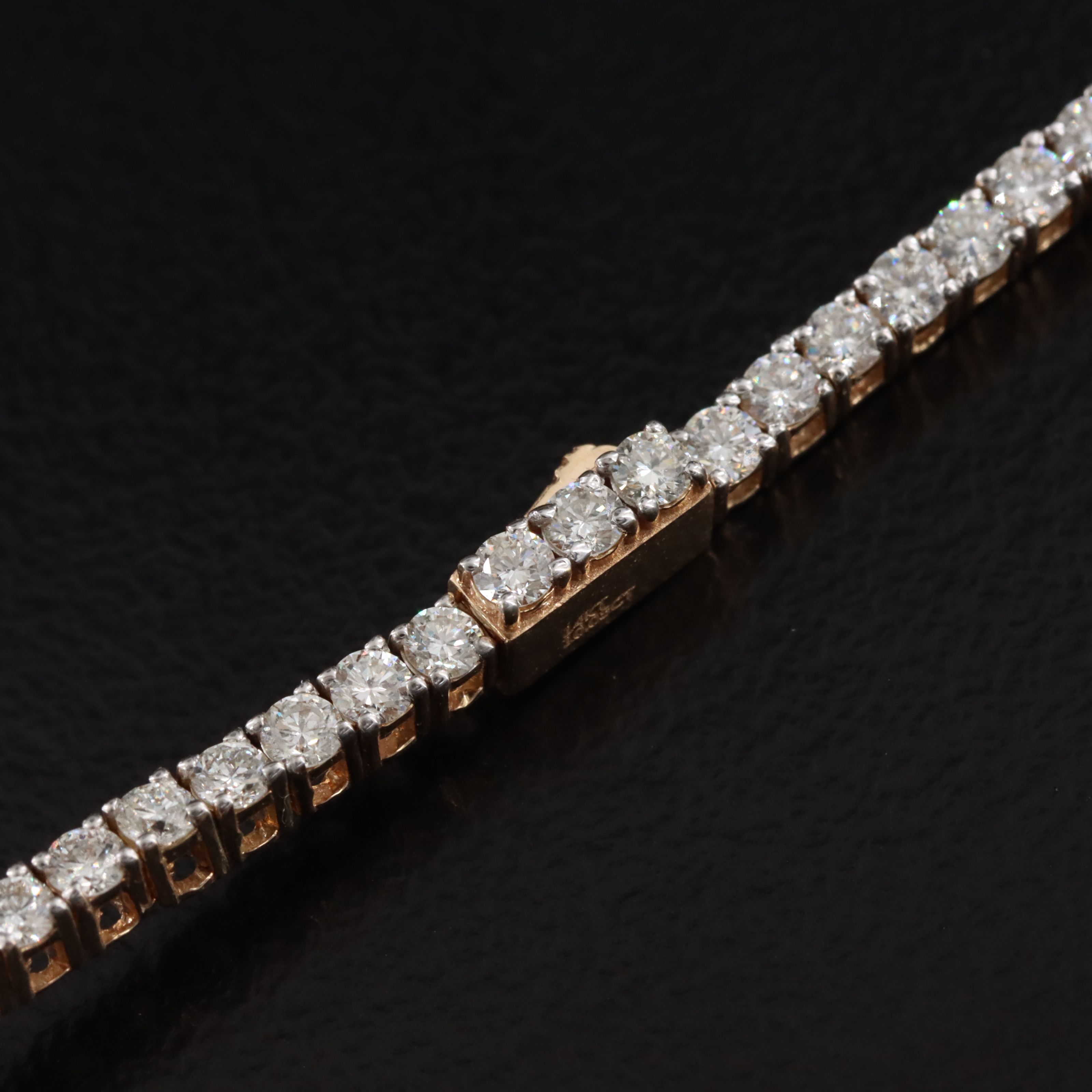 14K 10.08 CTW Diamond Riviera Necklace