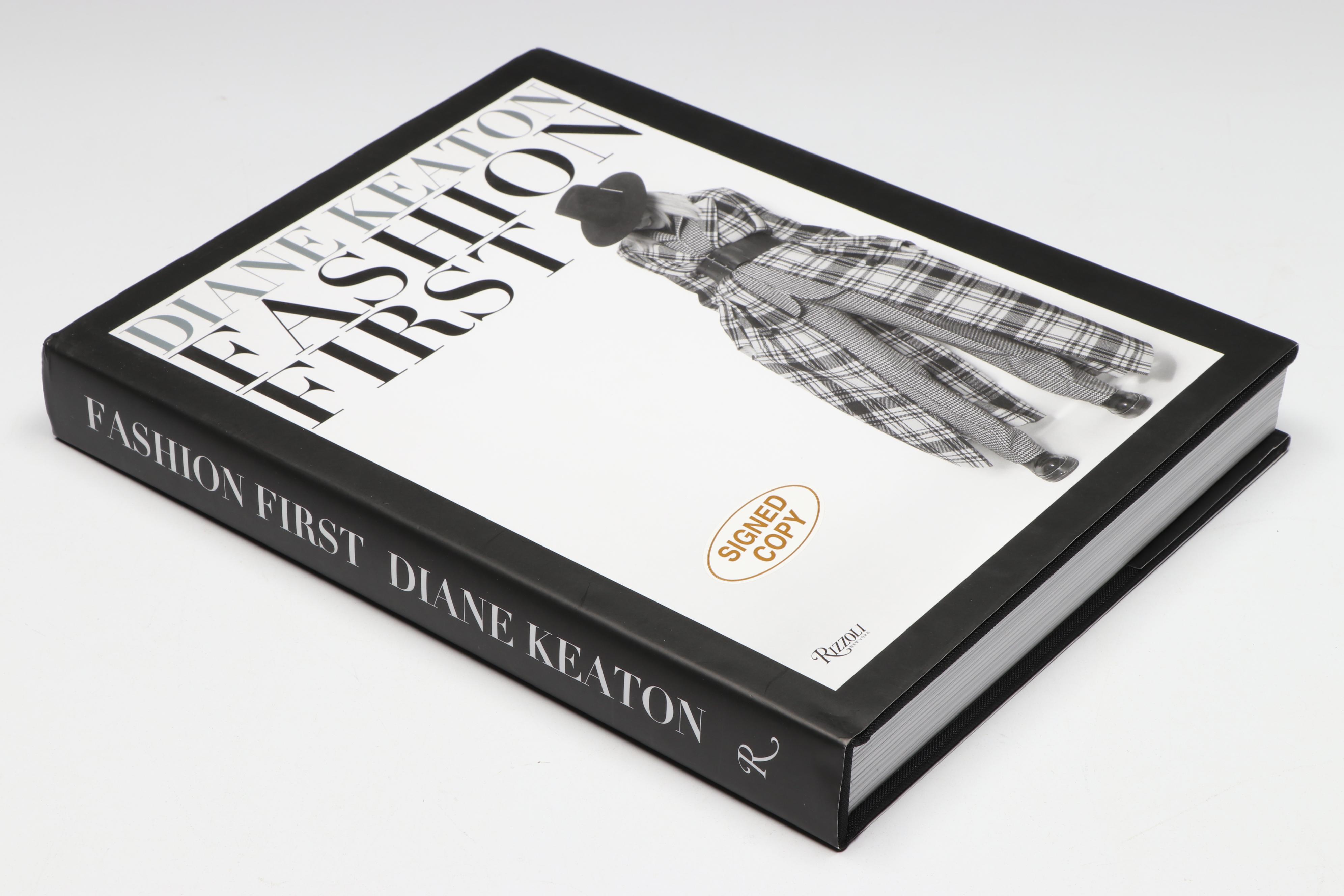 Signed First Edition "Fashion First" by Diane Keaton, 2024