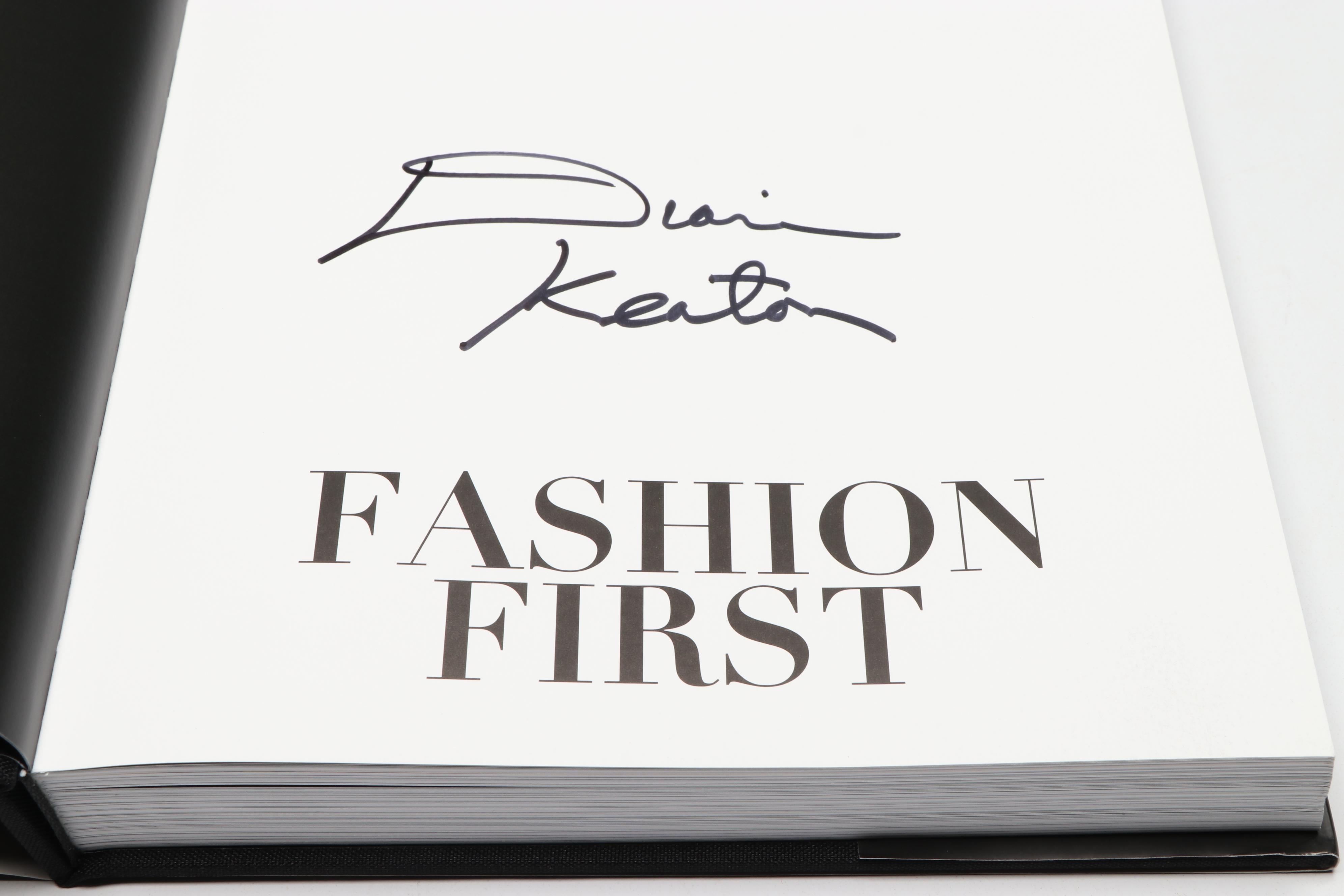 Signed First Edition "Fashion First" by Diane Keaton, 2024