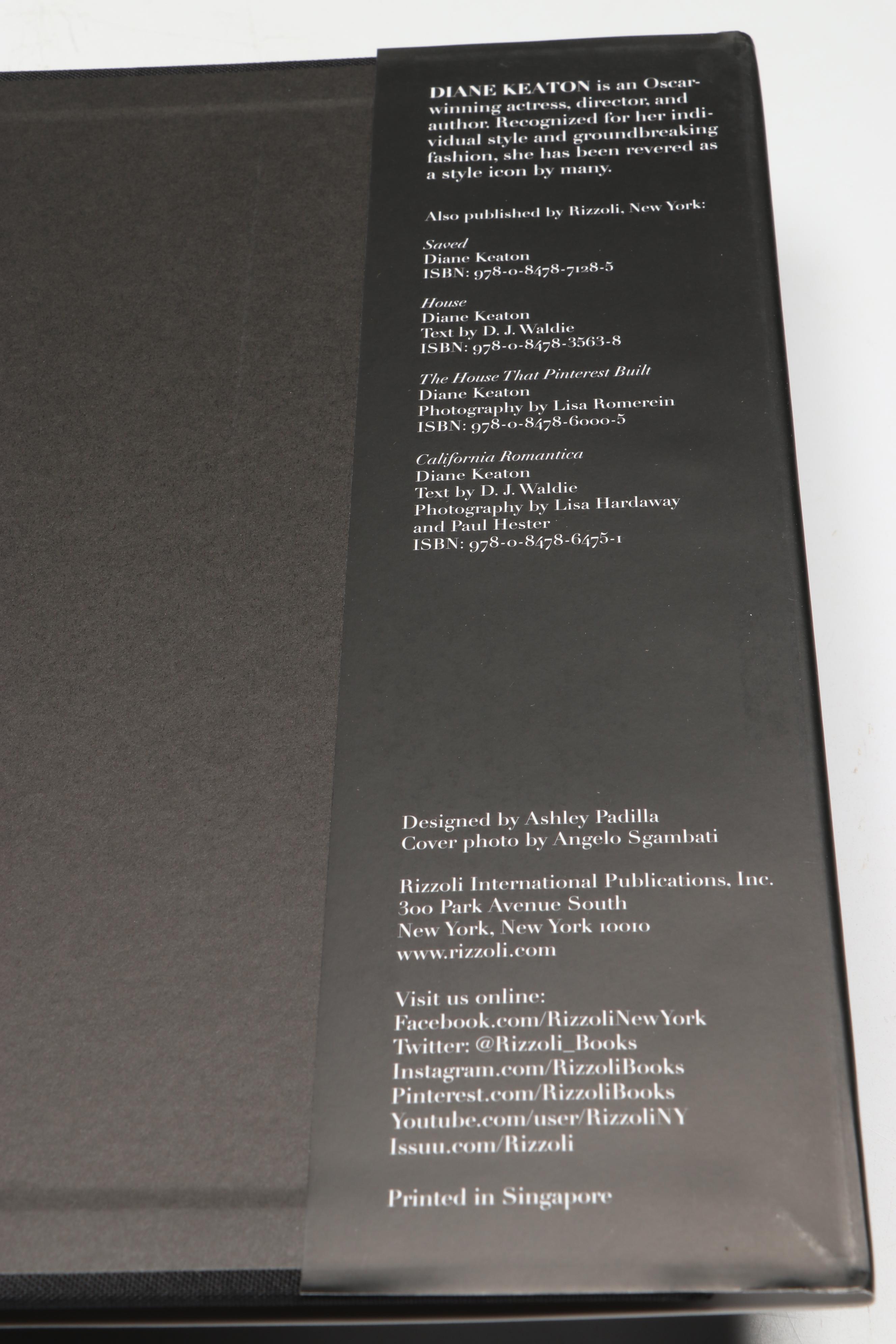 Signed First Edition "Fashion First" by Diane Keaton, 2024