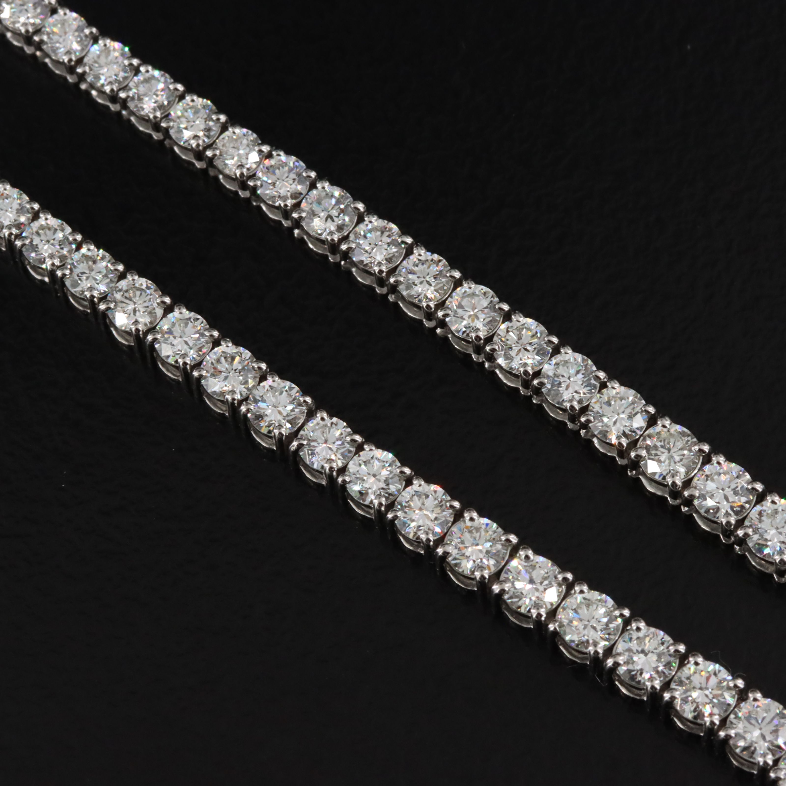 Platinum 9.95 CTW Diamond Riviera Necklace