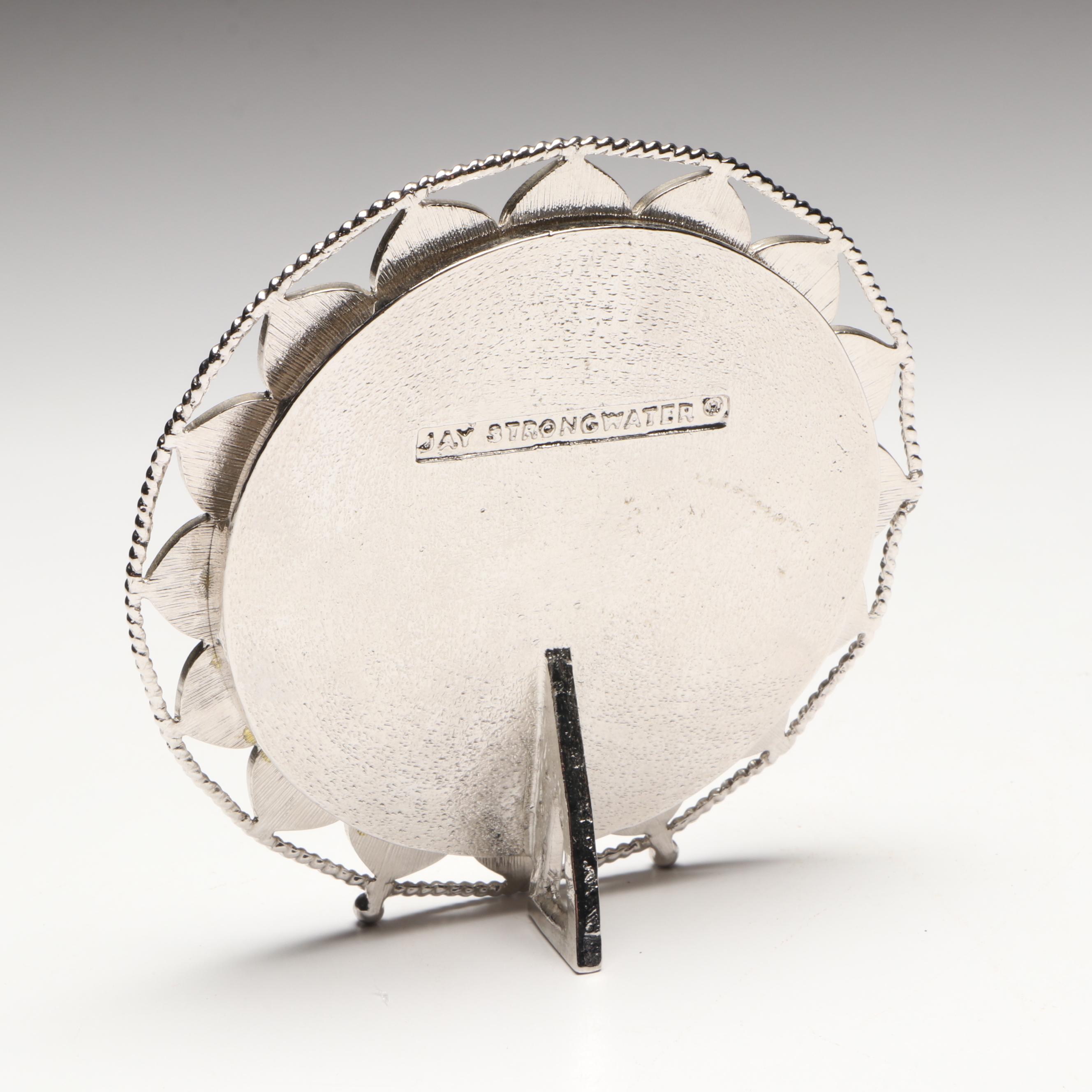 Jay Strongwater Jeweled and Enamel Frames and Dragonfly Box