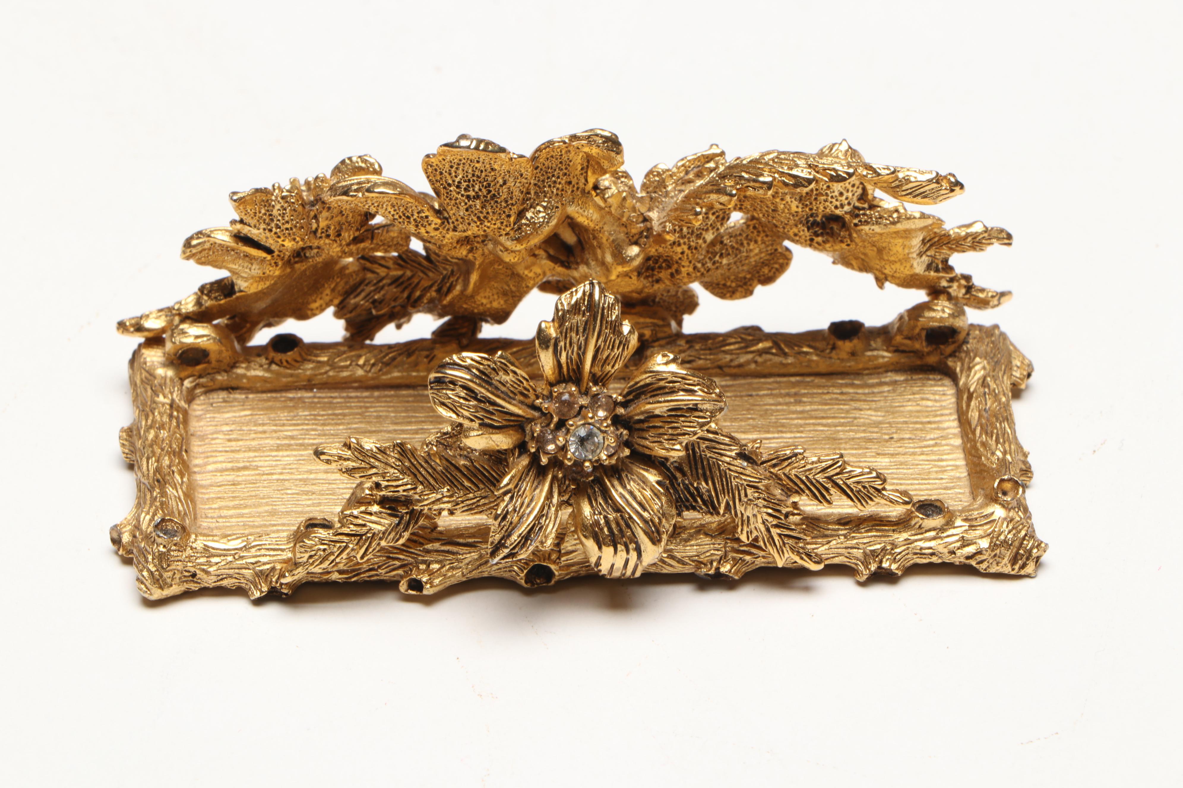 Jay Strongwater Jeweled and Enamel Frames and Dragonfly Box