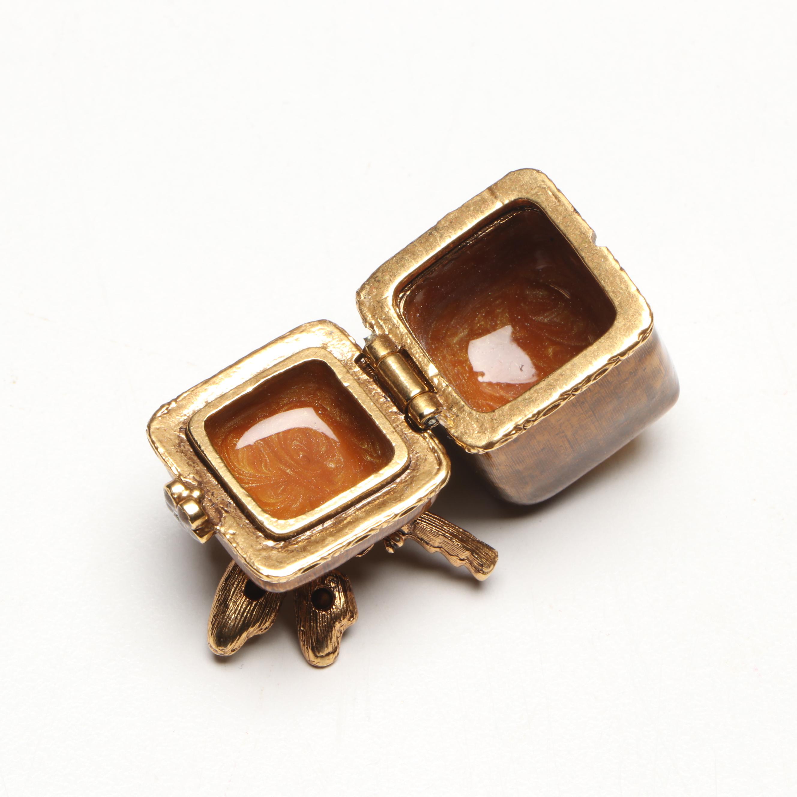 Jay Strongwater Jeweled and Enamel Frames and Dragonfly Box