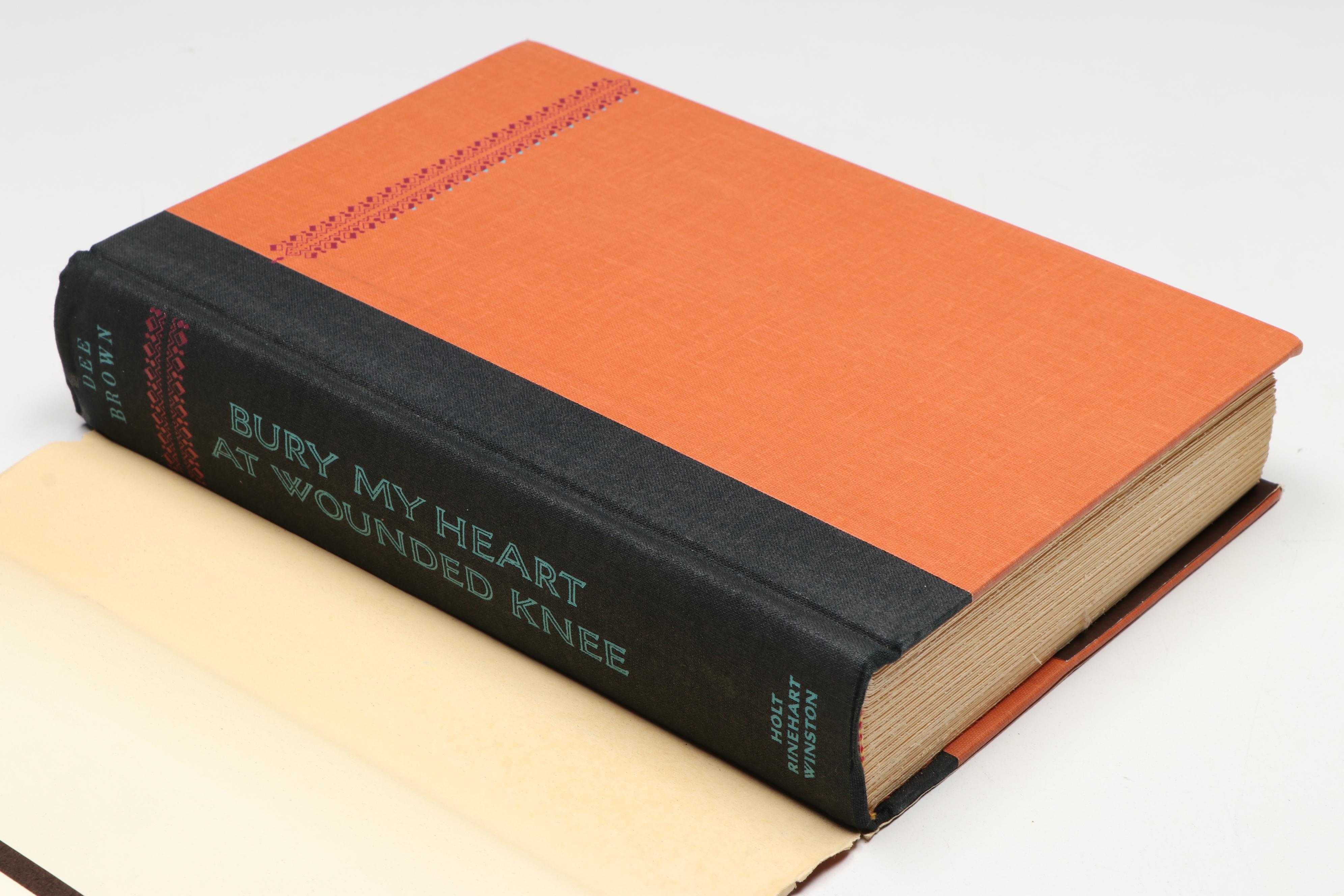 First Edition "Bury My Heart at Wounded Knee" by Dee Brown, 1970