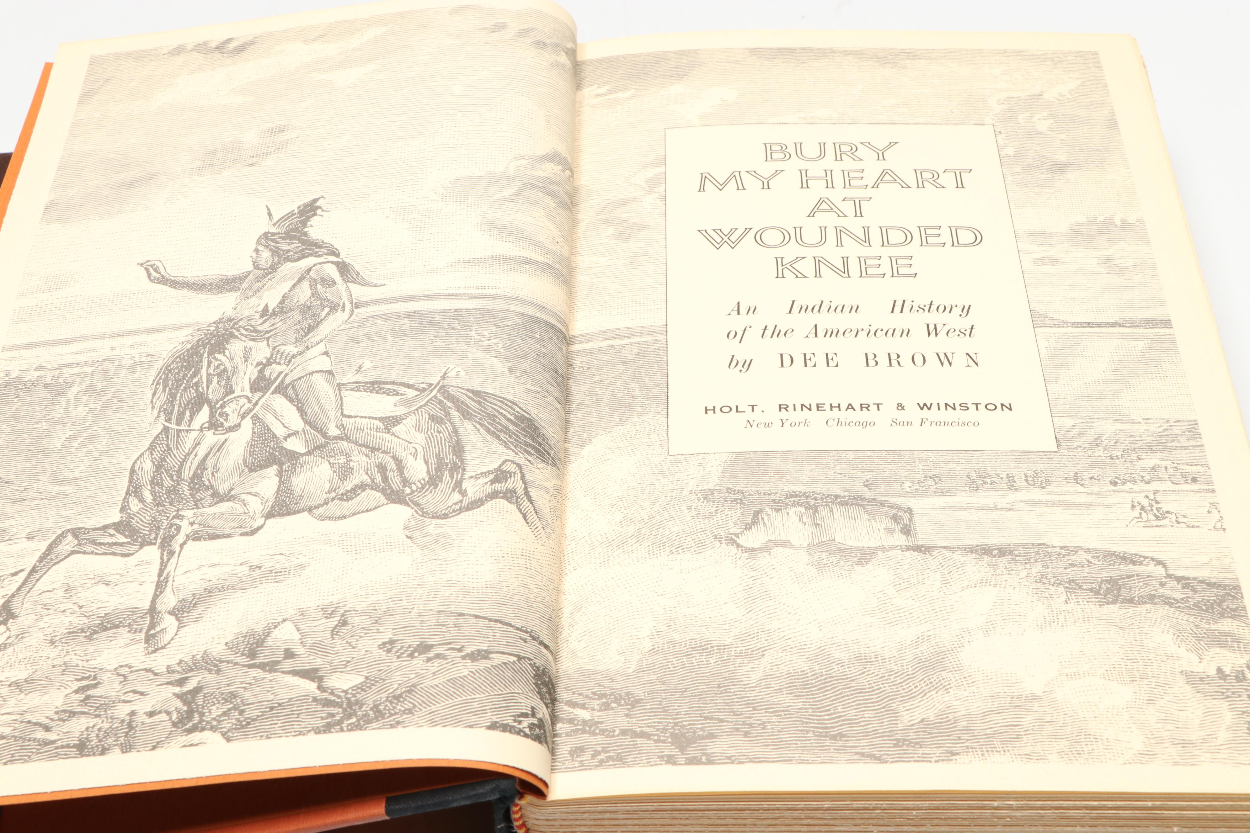 First Edition "Bury My Heart at Wounded Knee" by Dee Brown, 1970