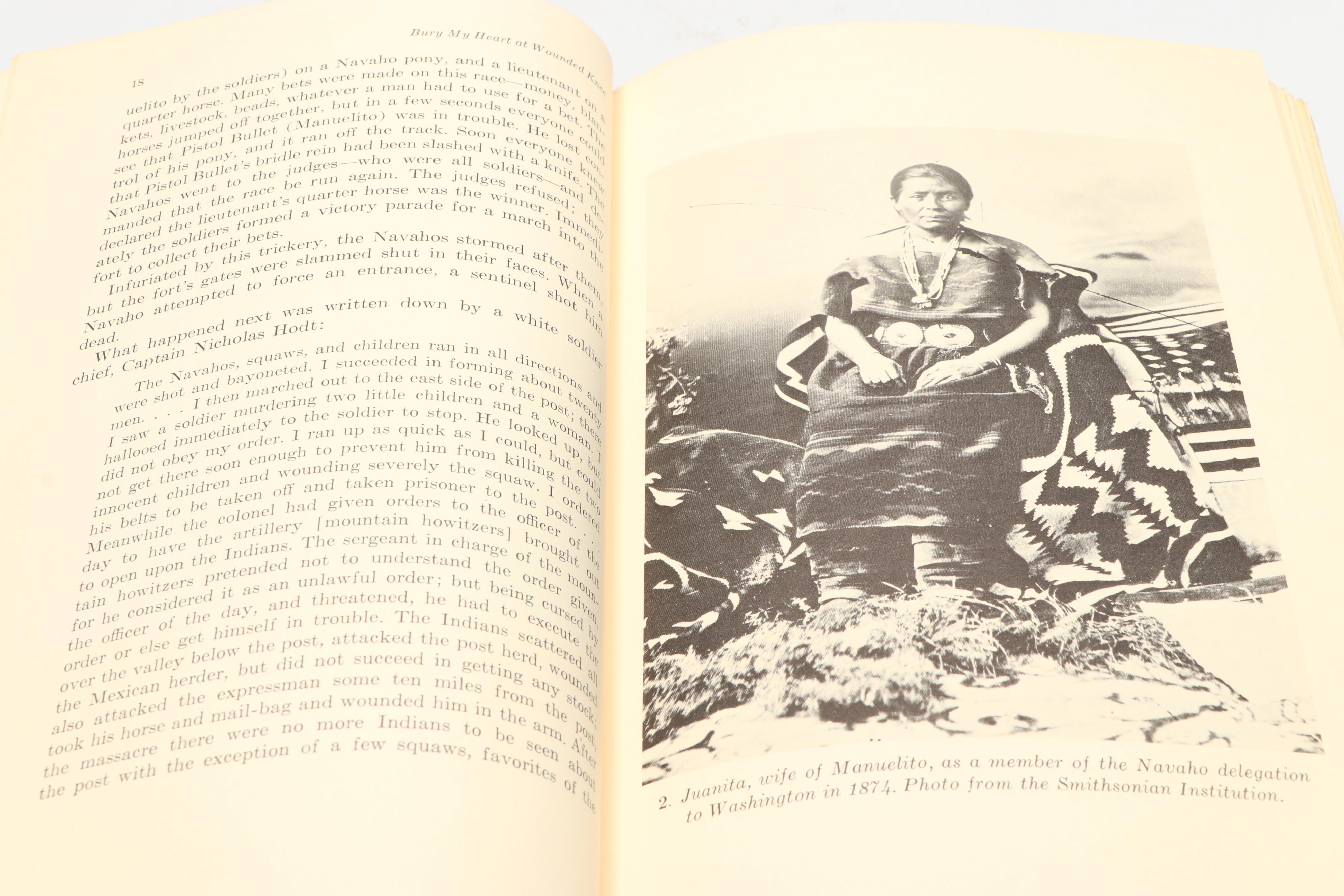 First Edition "Bury My Heart at Wounded Knee" by Dee Brown, 1970