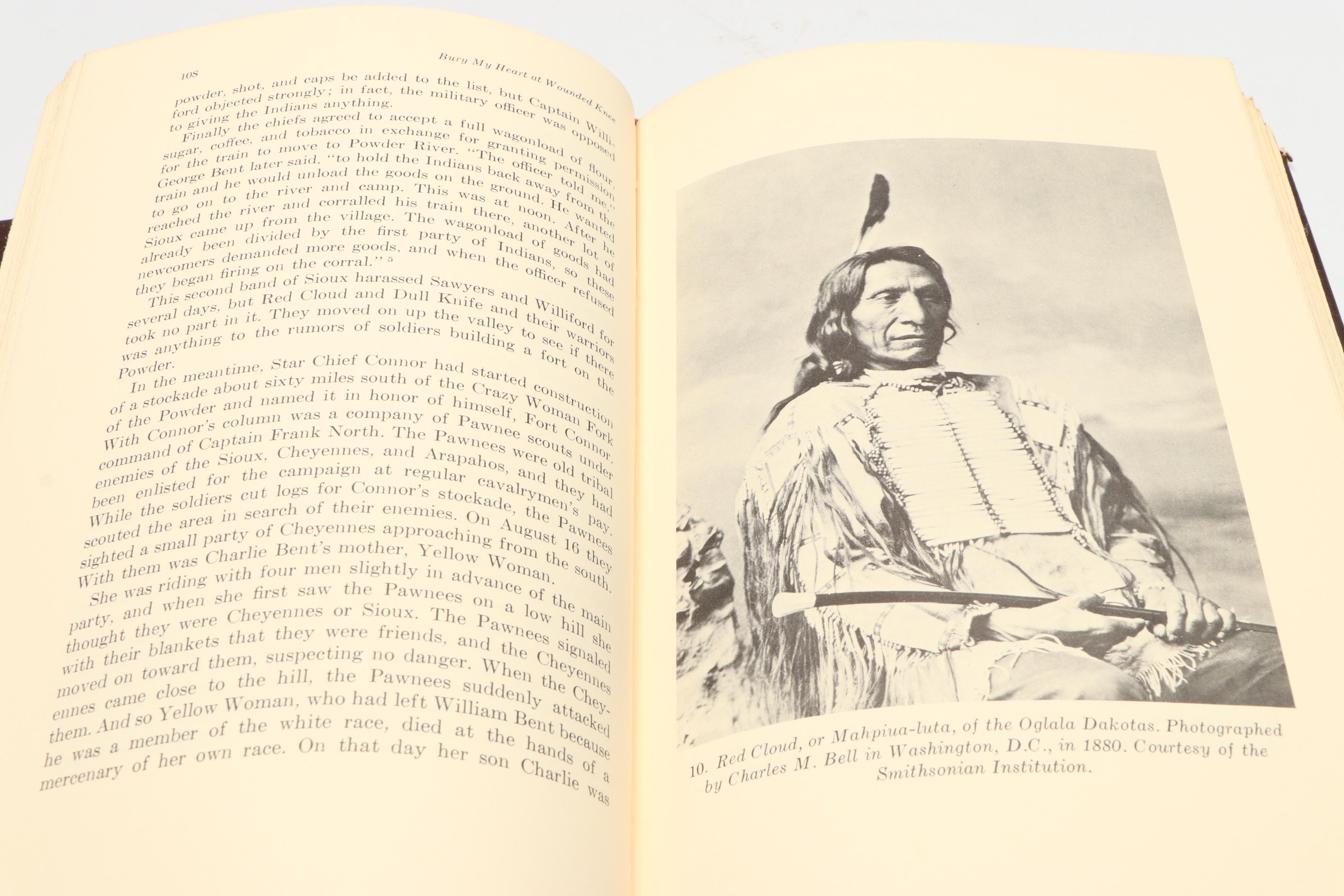First Edition "Bury My Heart at Wounded Knee" by Dee Brown, 1970