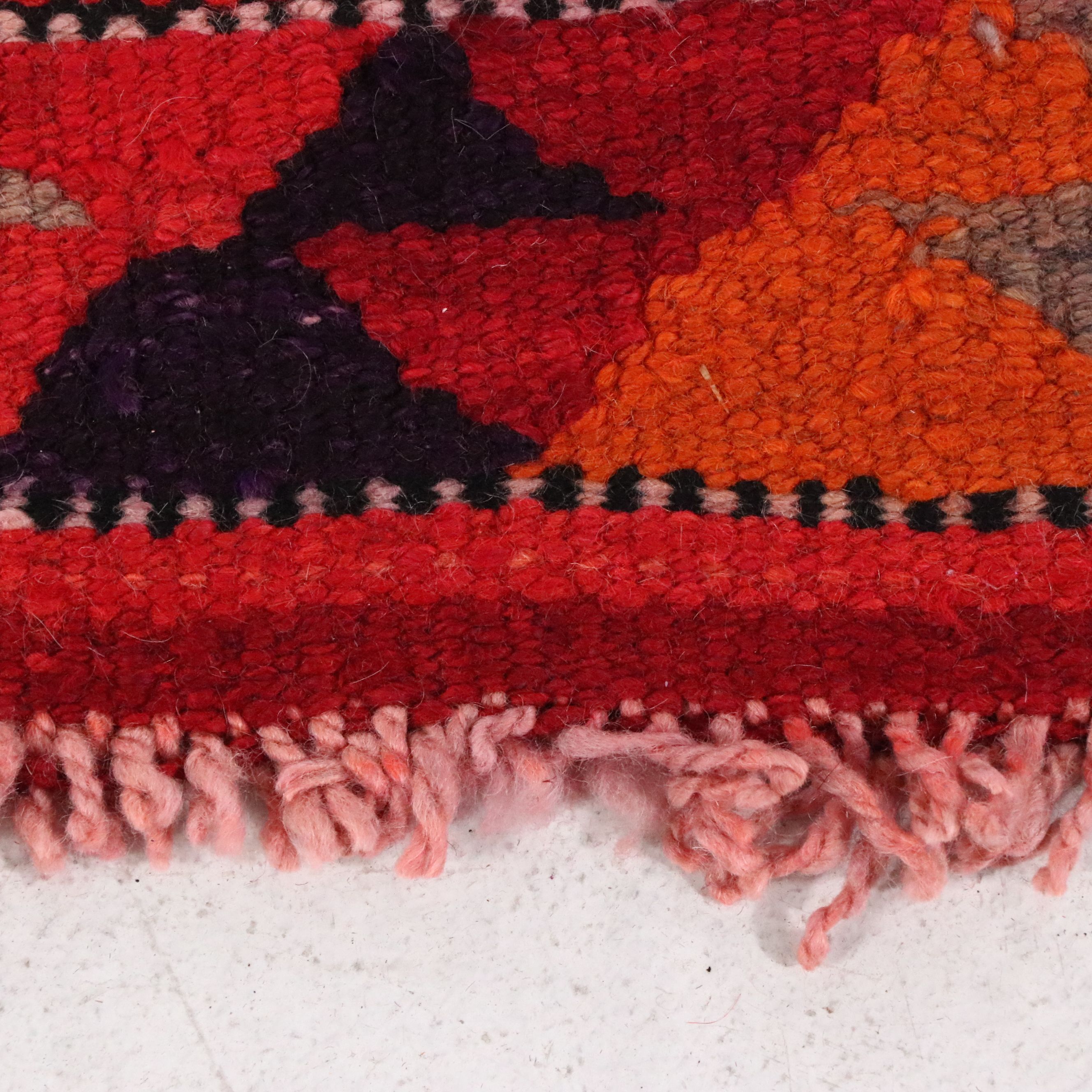 3'4 x 12' Hand-Knotted Turkish Village Long Rug