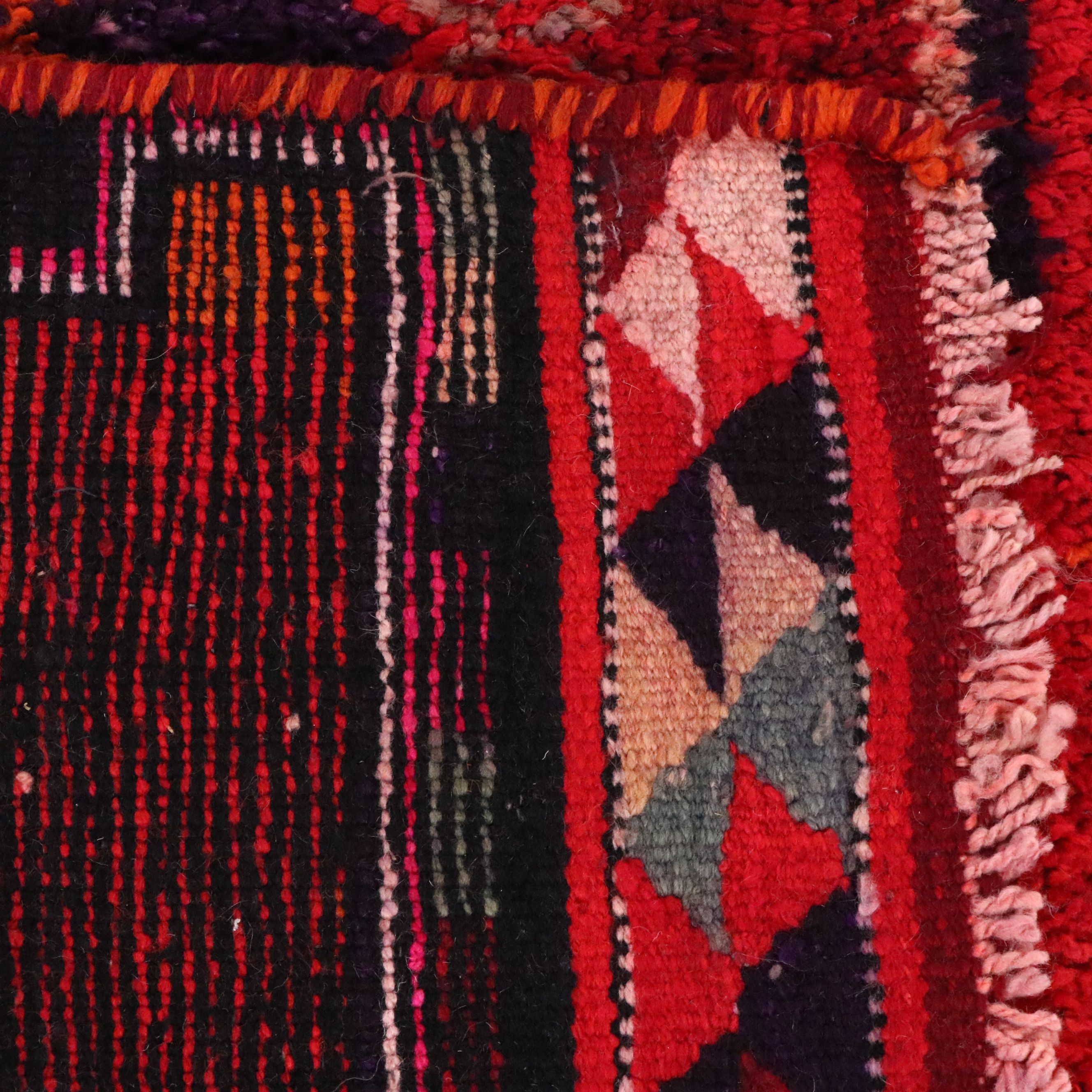 3'4 x 12' Hand-Knotted Turkish Village Long Rug