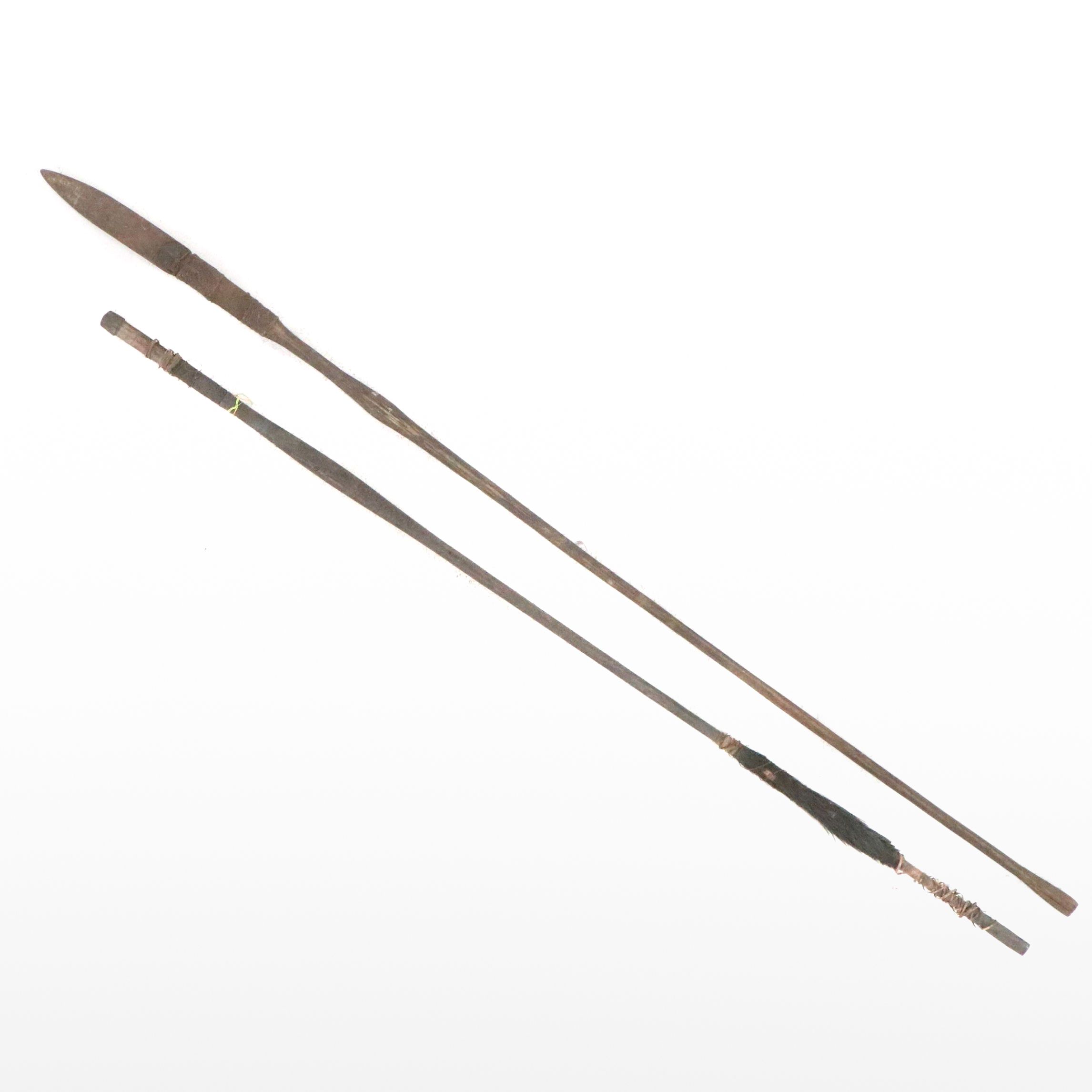 Papuan and Other Tribal Wood Spears