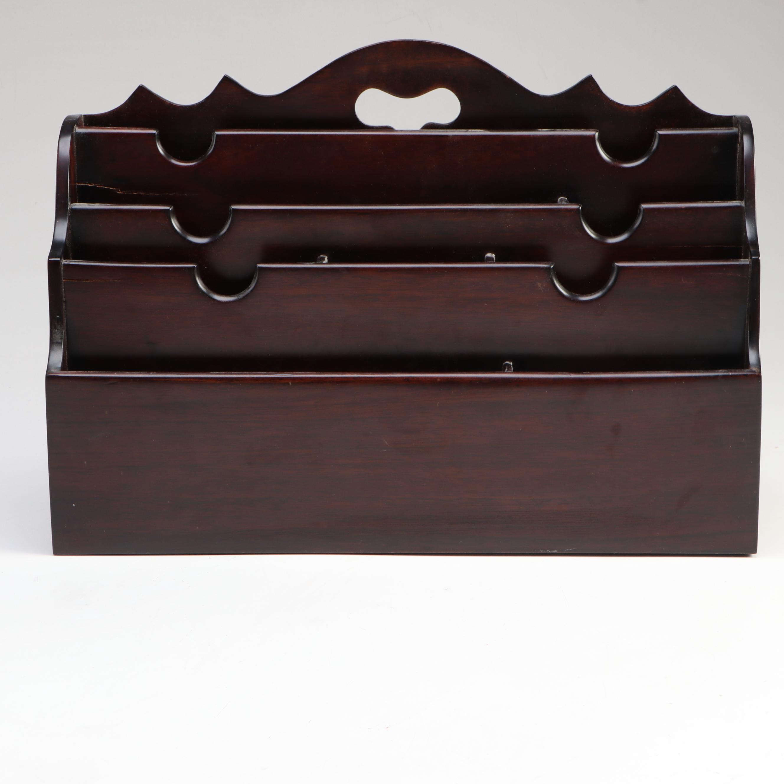 Pair of Victorian Style Wooden File Folders