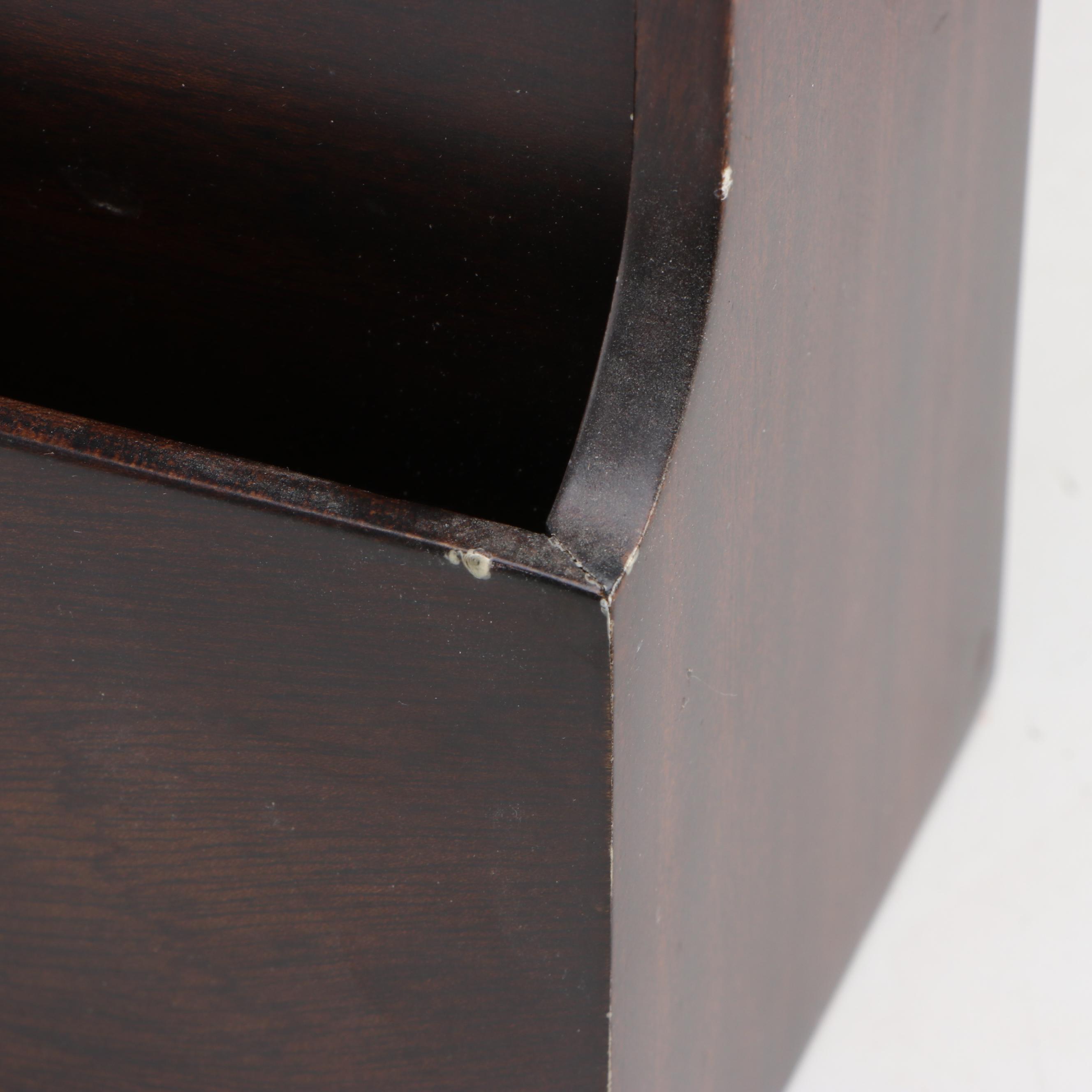 Pair of Victorian Style Wooden File Folders