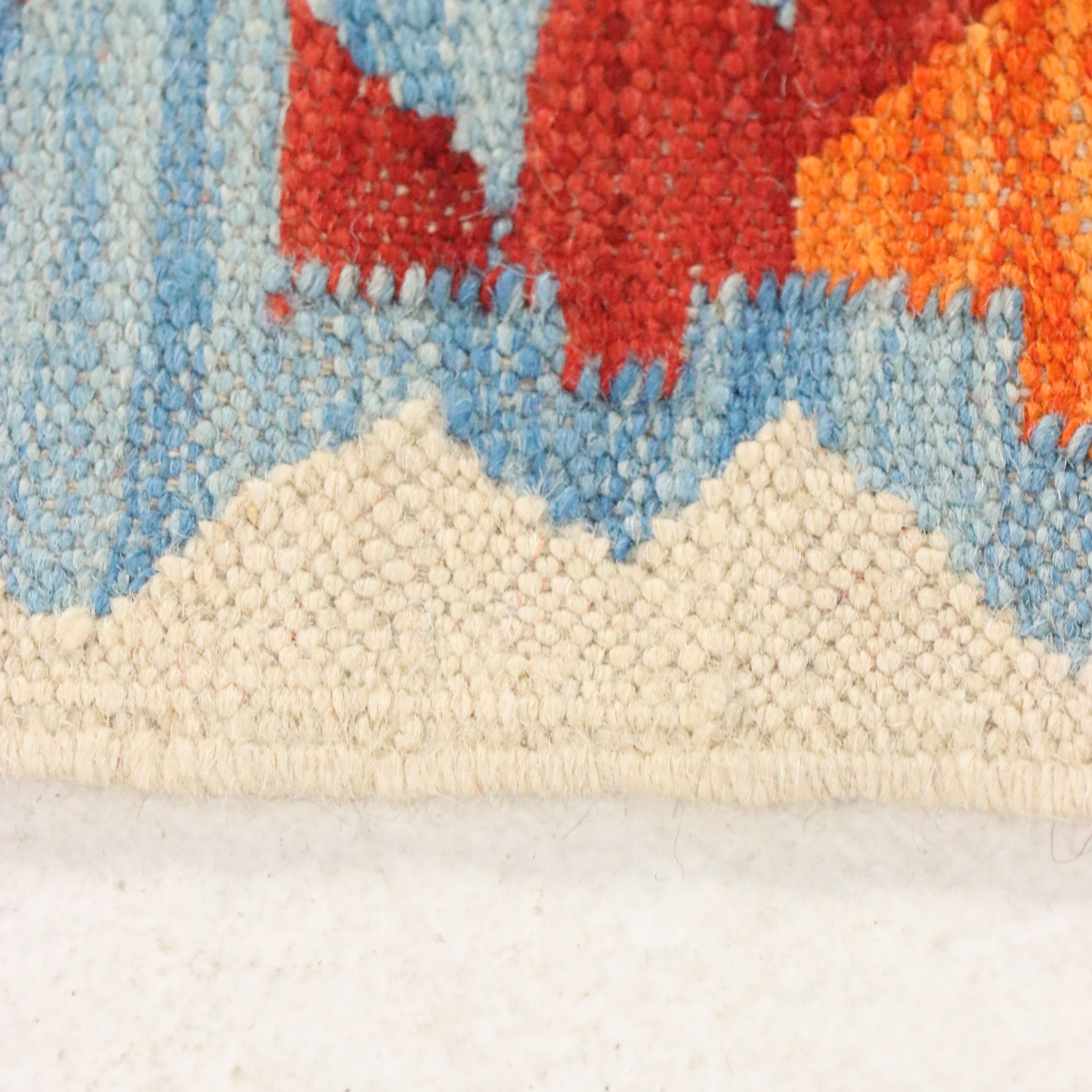 2'11 x 12'9 Handwoven Pakistani Kilim Carpet Runner