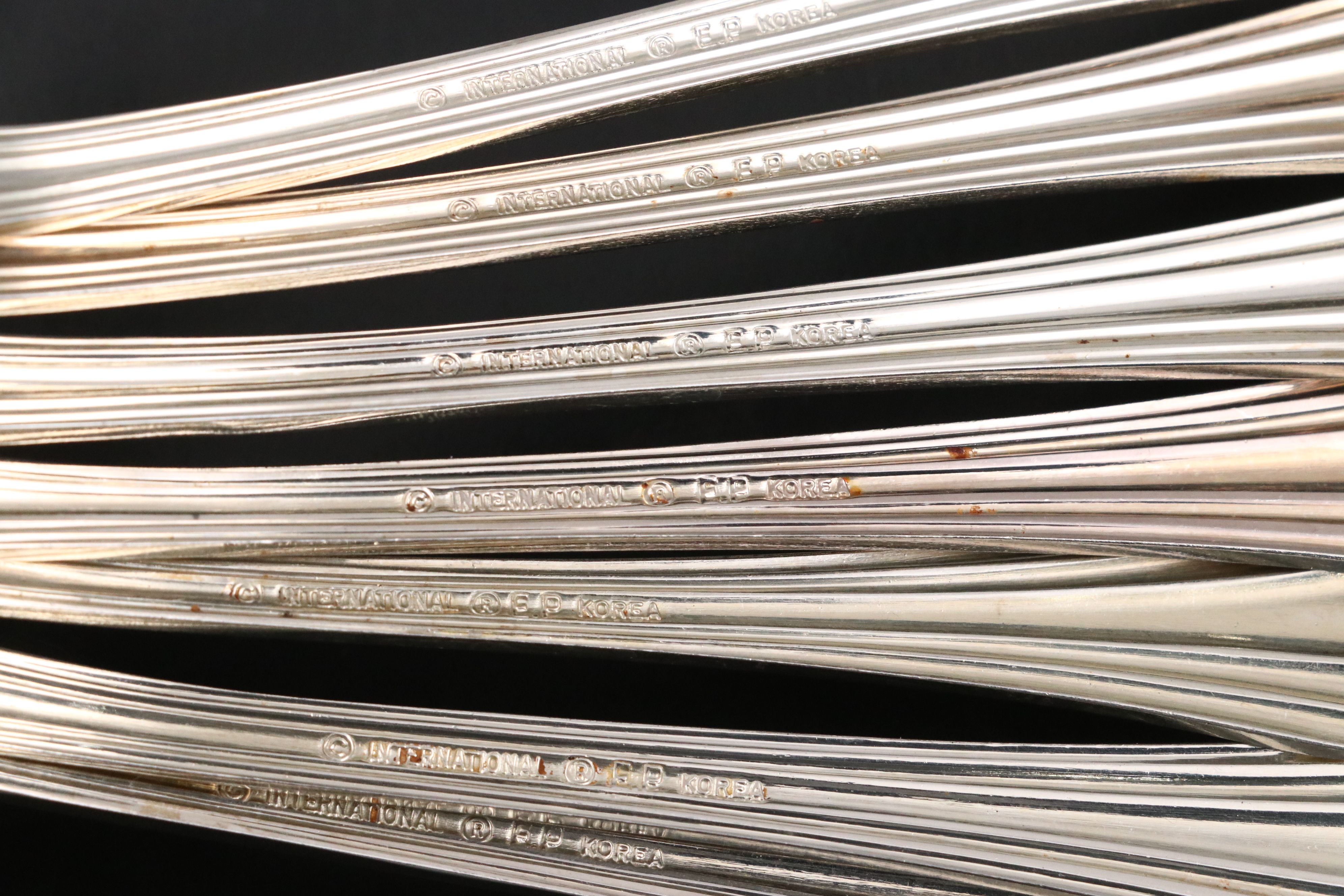 International Silver "Flair" and Other American Silver Plate Flatware