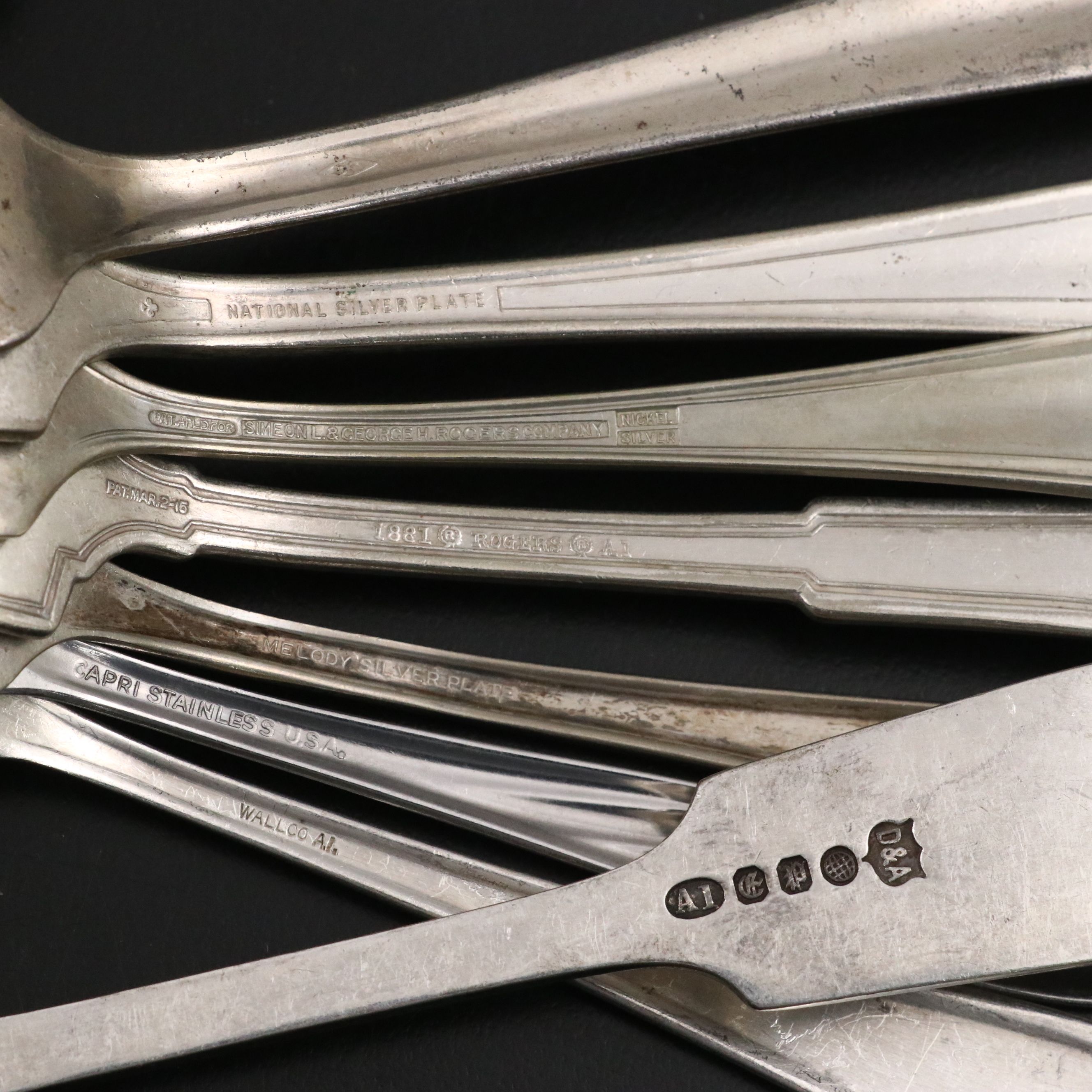 International Silver "Flair" and Other American Silver Plate Flatware