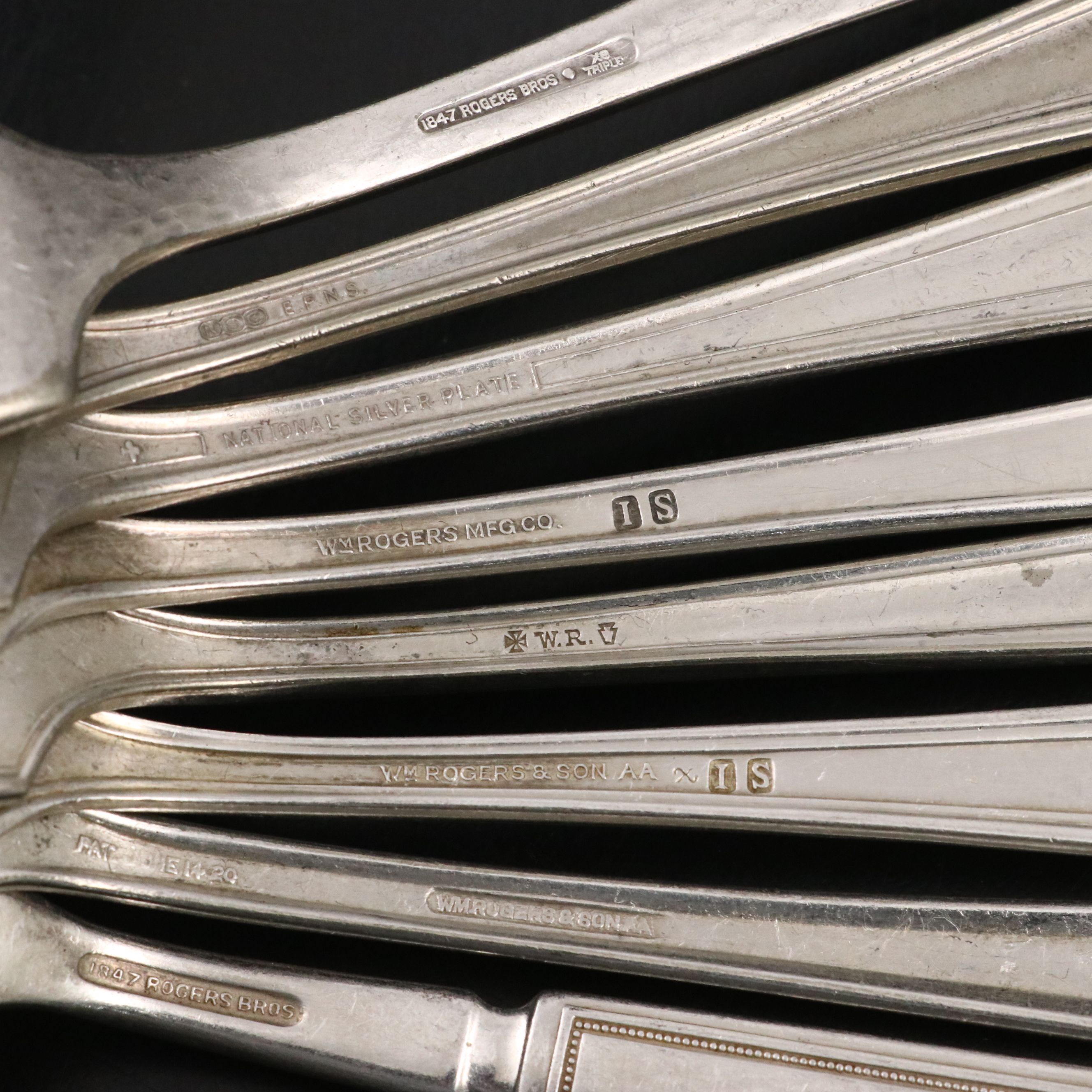 International Silver "Flair" and Other American Silver Plate Flatware