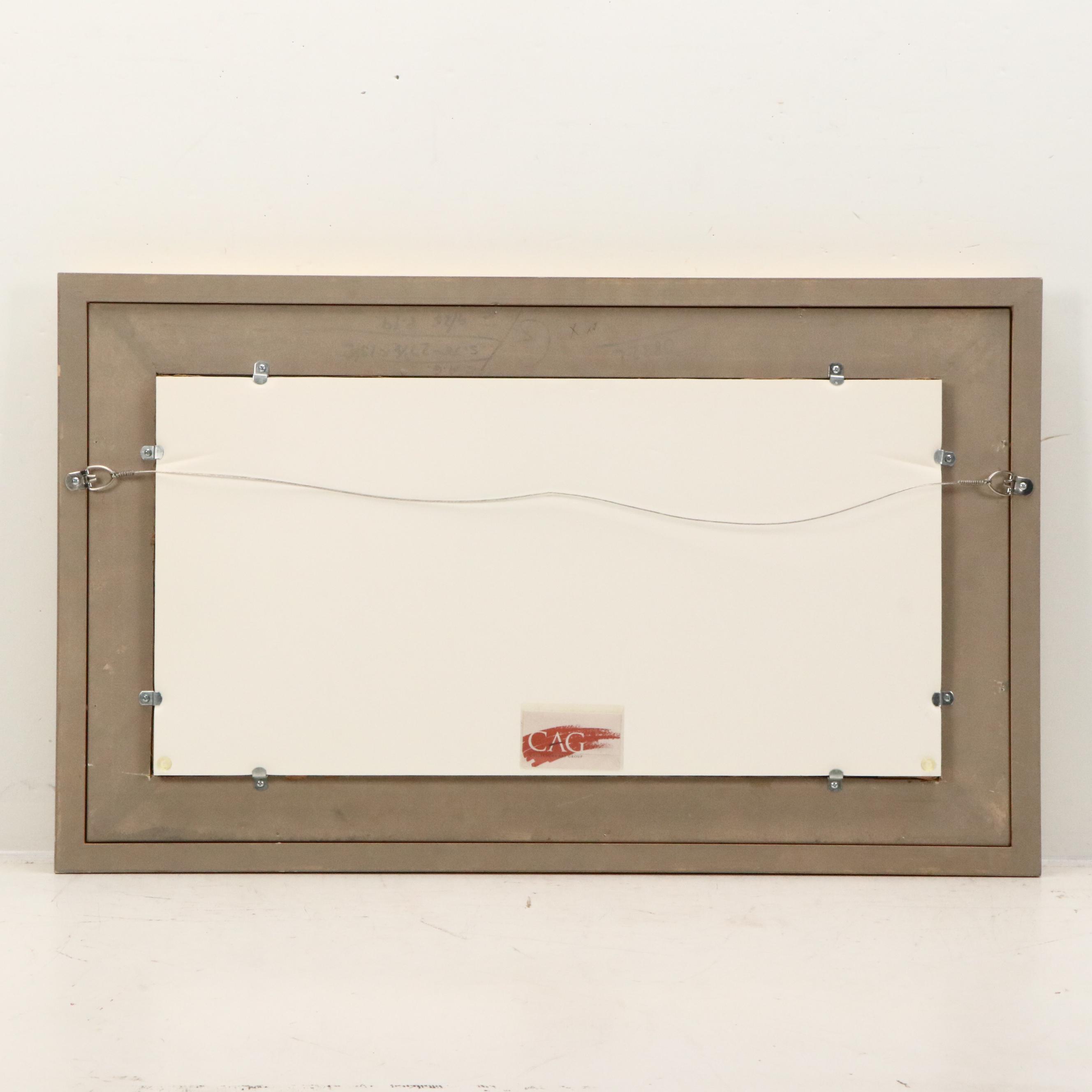 Thomas Corwin Lindsay Oil Still Life with Lilacs, Late 19th to Early 20th C.