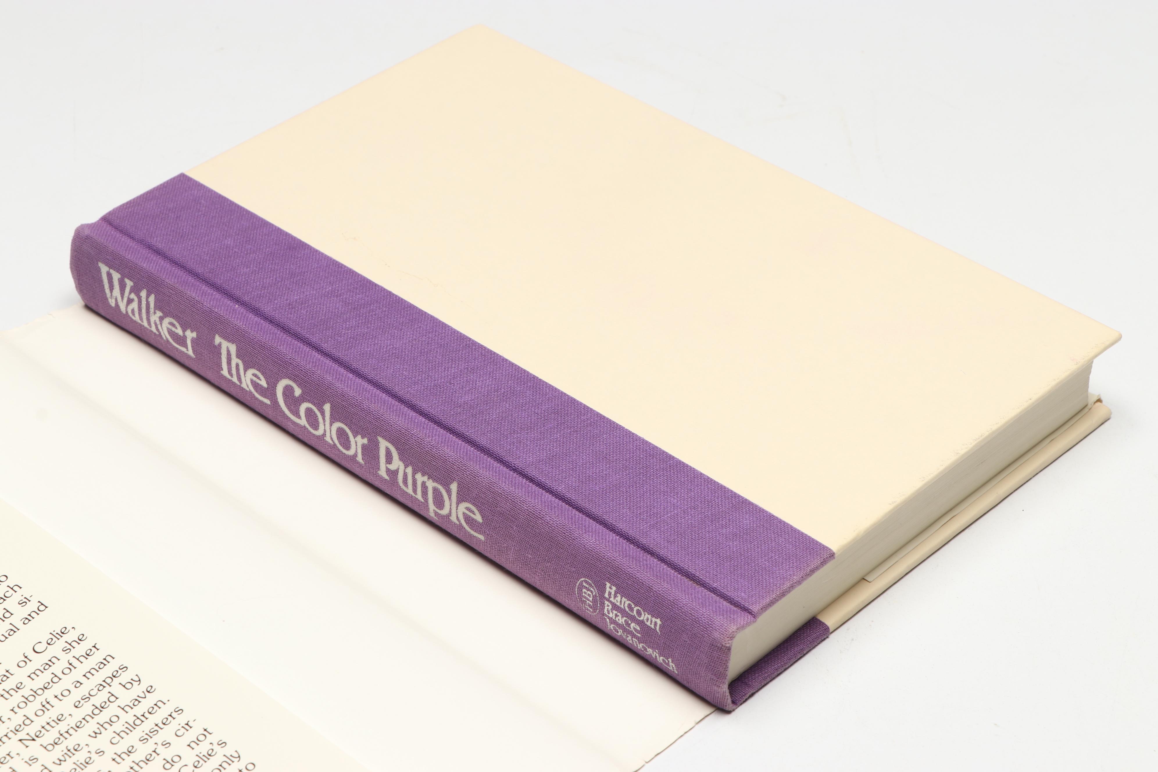 Second Printing "The Color Purple" by Alice Walker, 1982