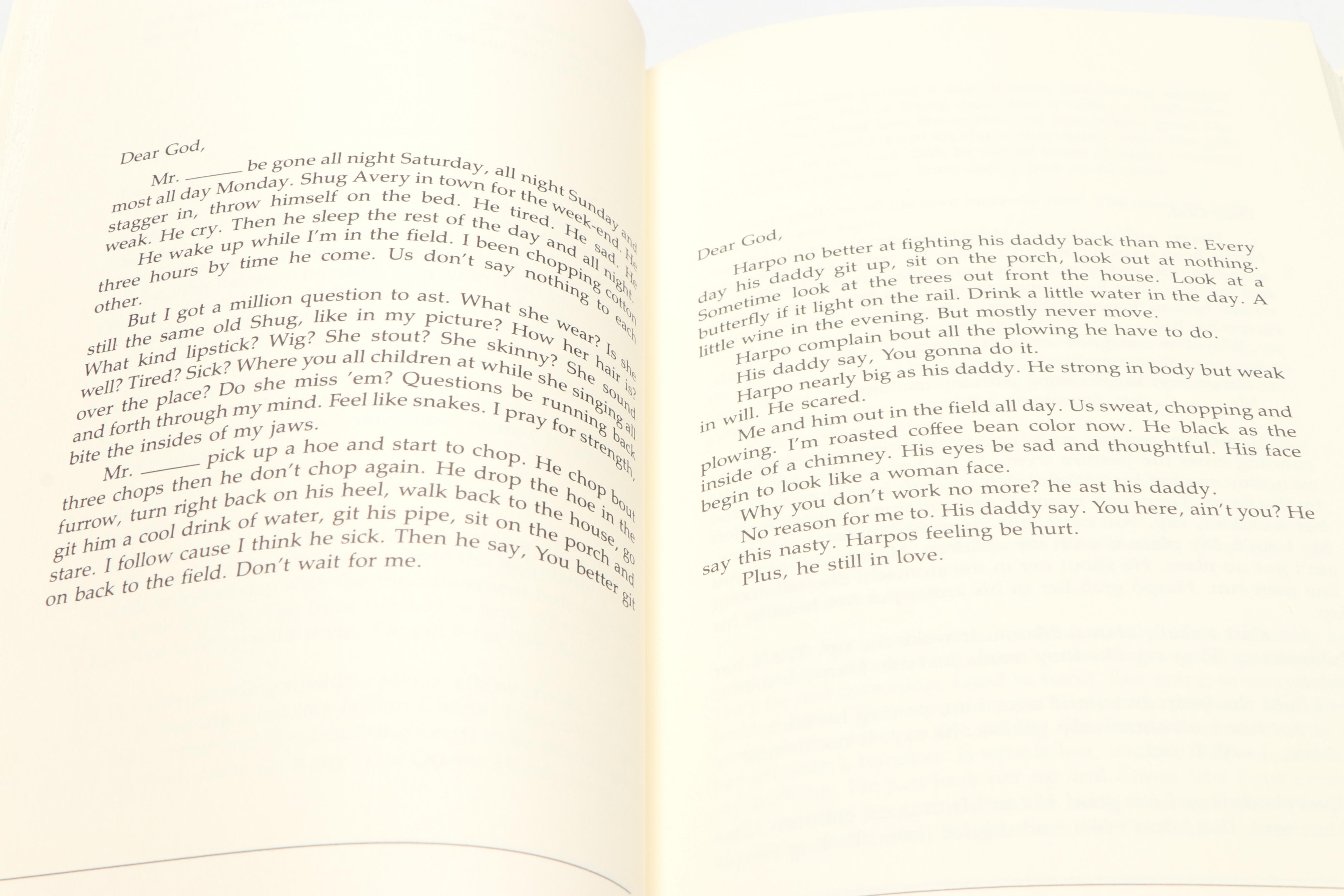 Second Printing "The Color Purple" by Alice Walker, 1982