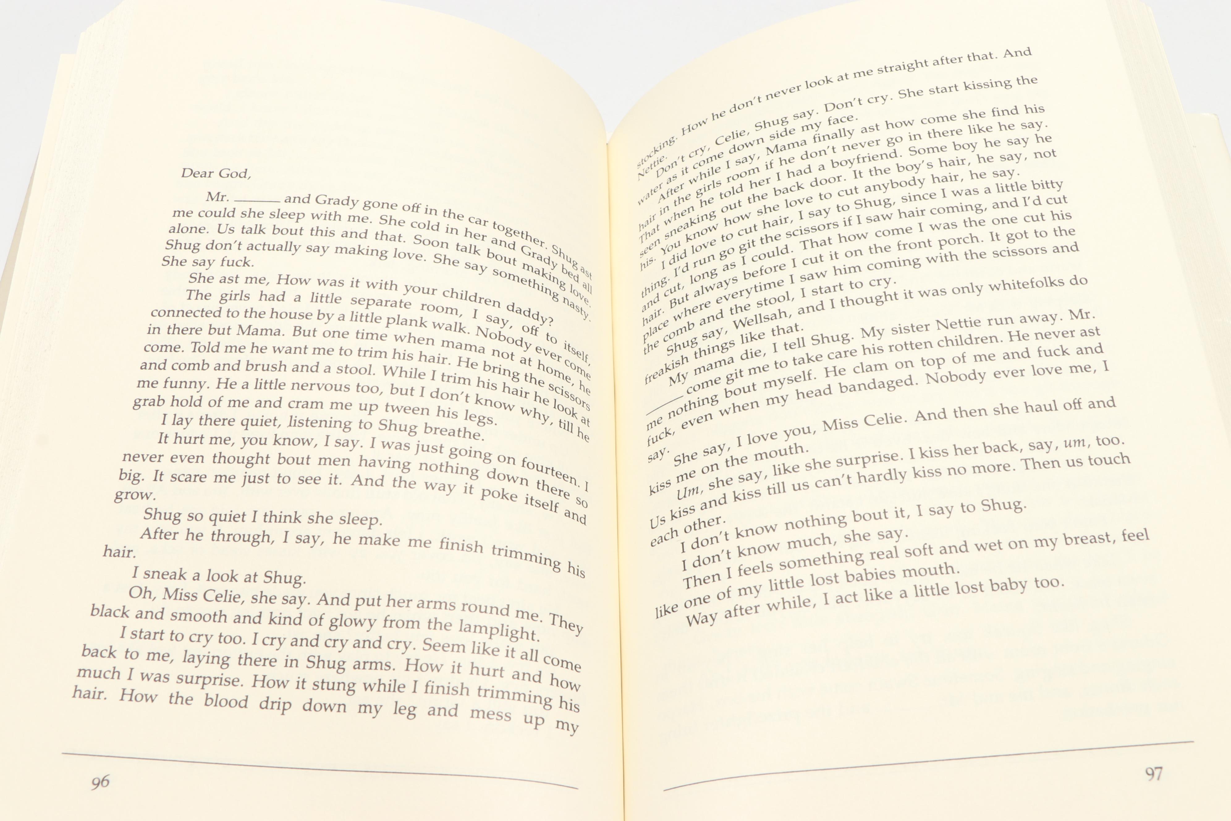 Second Printing "The Color Purple" by Alice Walker, 1982