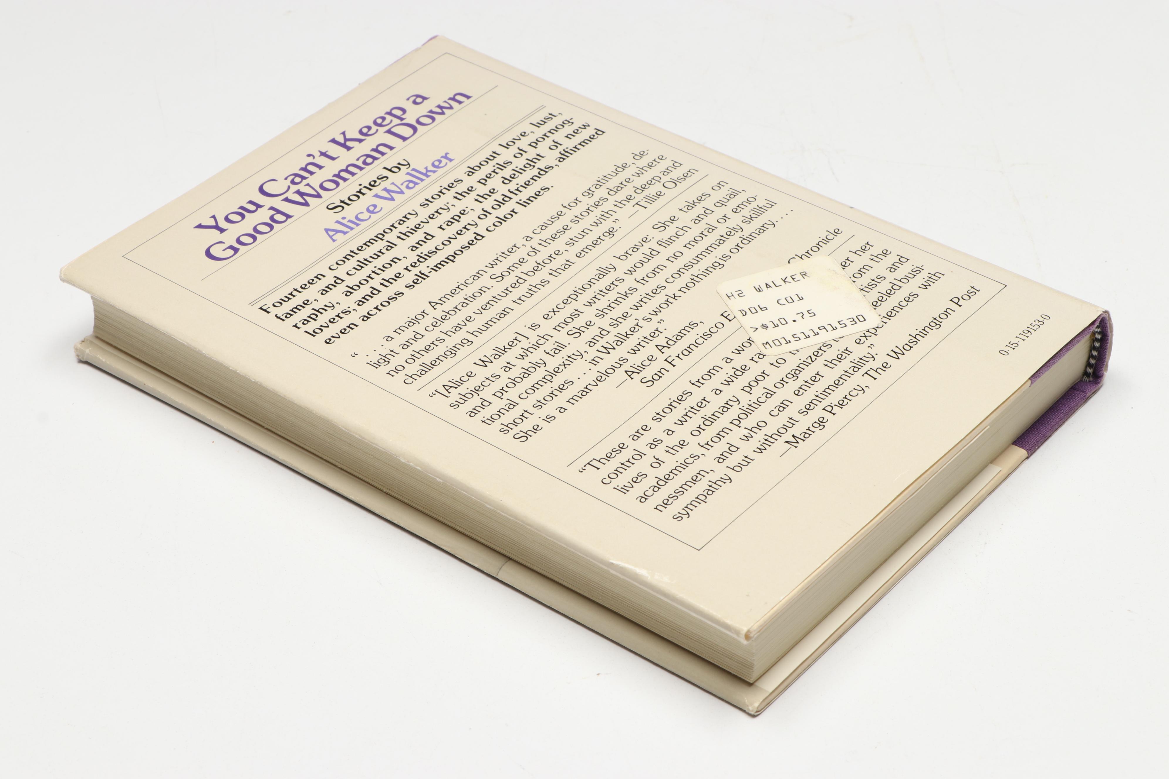 Second Printing "The Color Purple" by Alice Walker, 1982