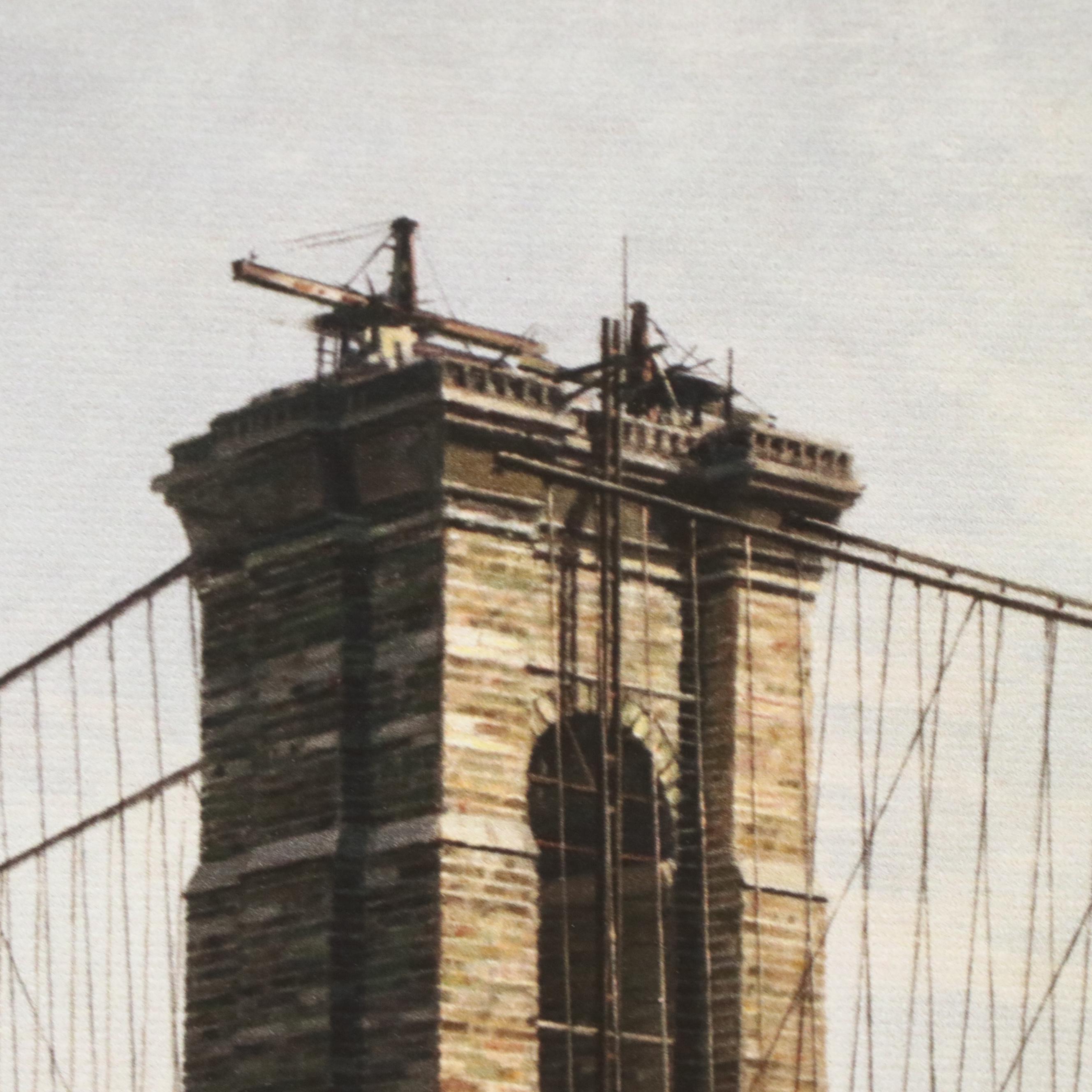 After John Stobart Digital Print on Canvas Historic View of Cincinnati