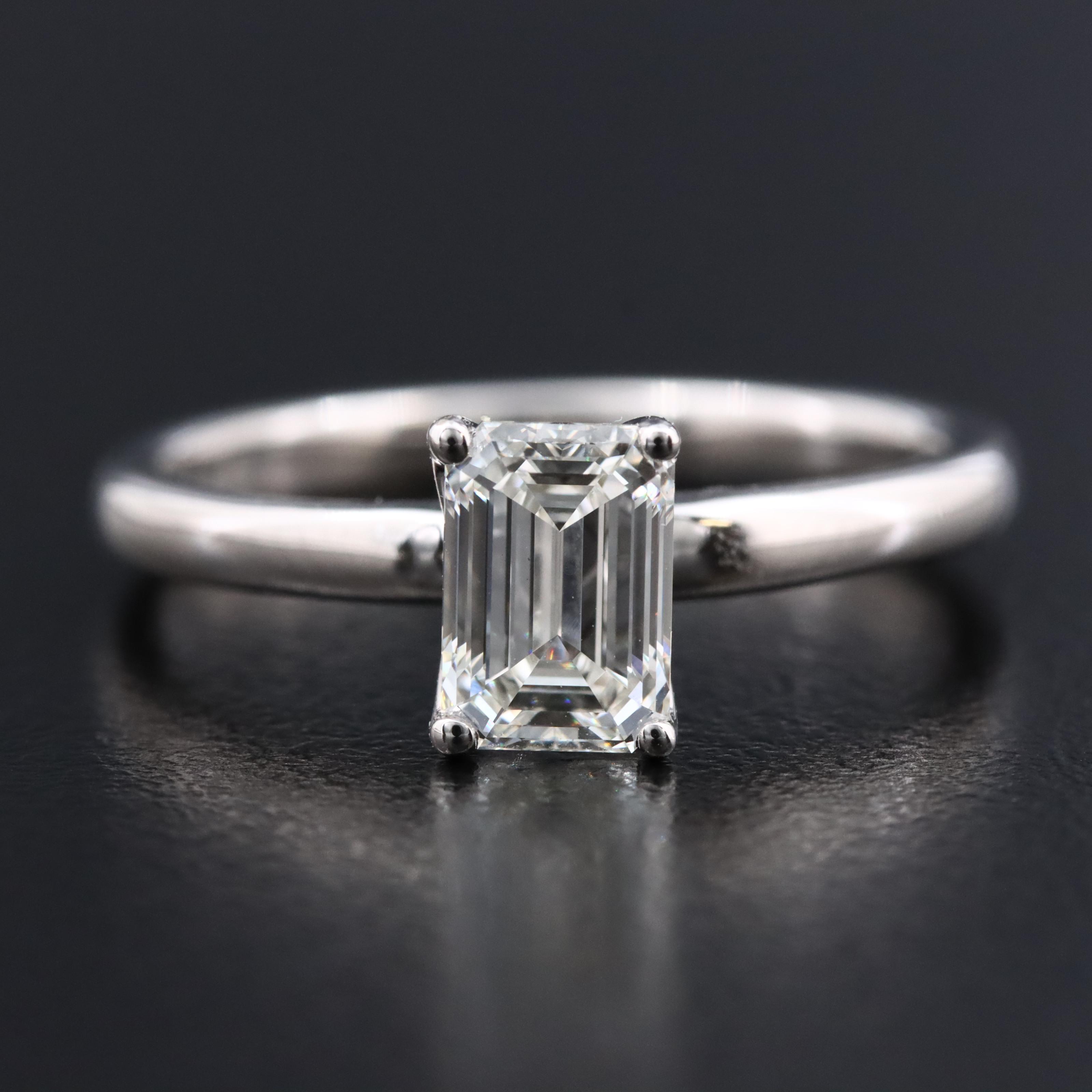 14K 1.03 CT Lab Grown Diamond Solitaire Ring