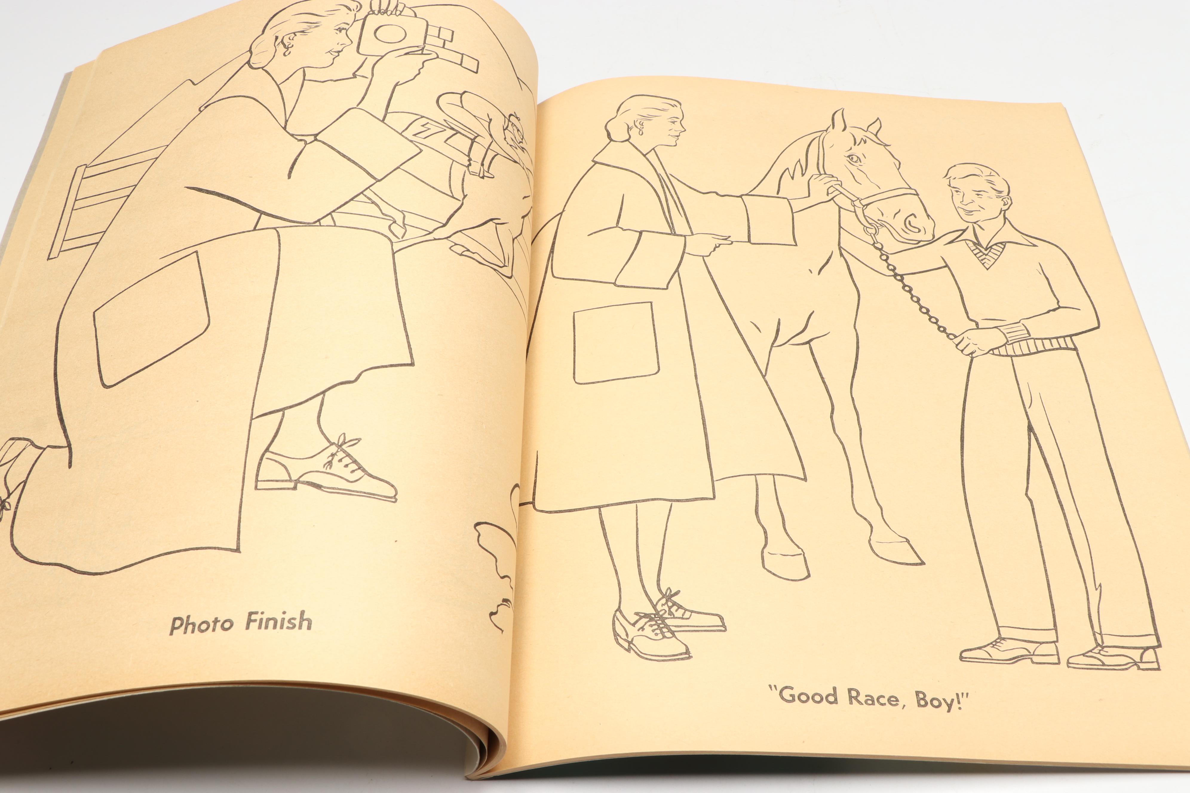 Authorized Edition "Grace Kelly" Coloring Book, 1956