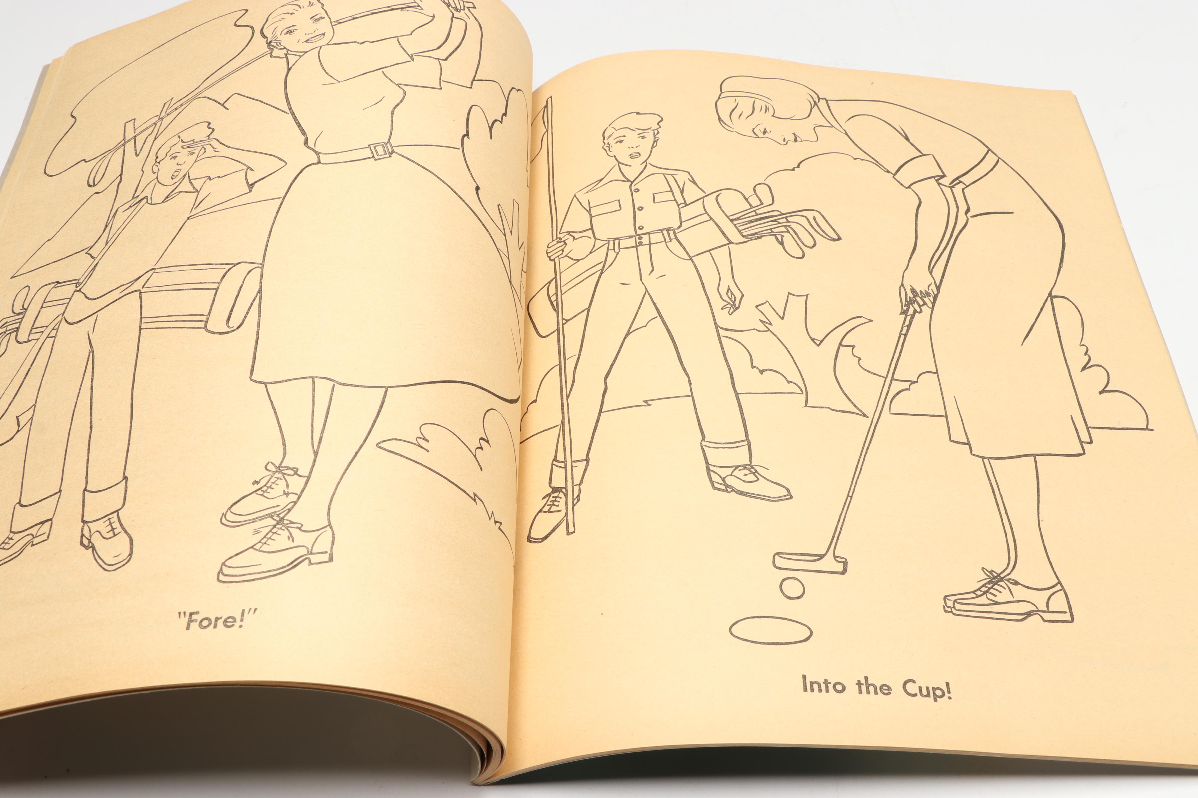 Authorized Edition "Grace Kelly" Coloring Book, 1956